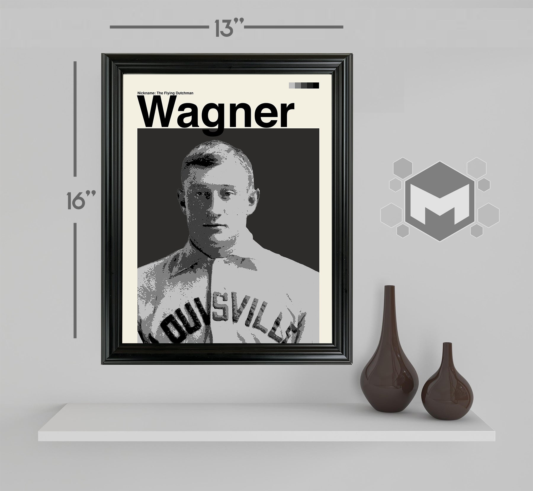 Honus Wagner Framed Sports Art Photo by Thomas Maxwell