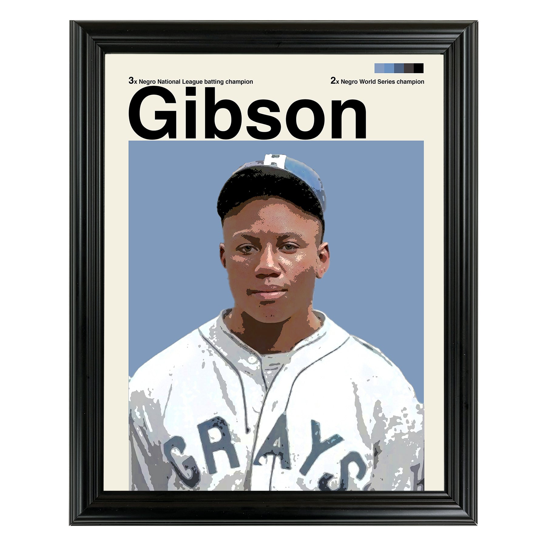 Josh Gibson Framed Sports Art Photo by Thomas Maxwell