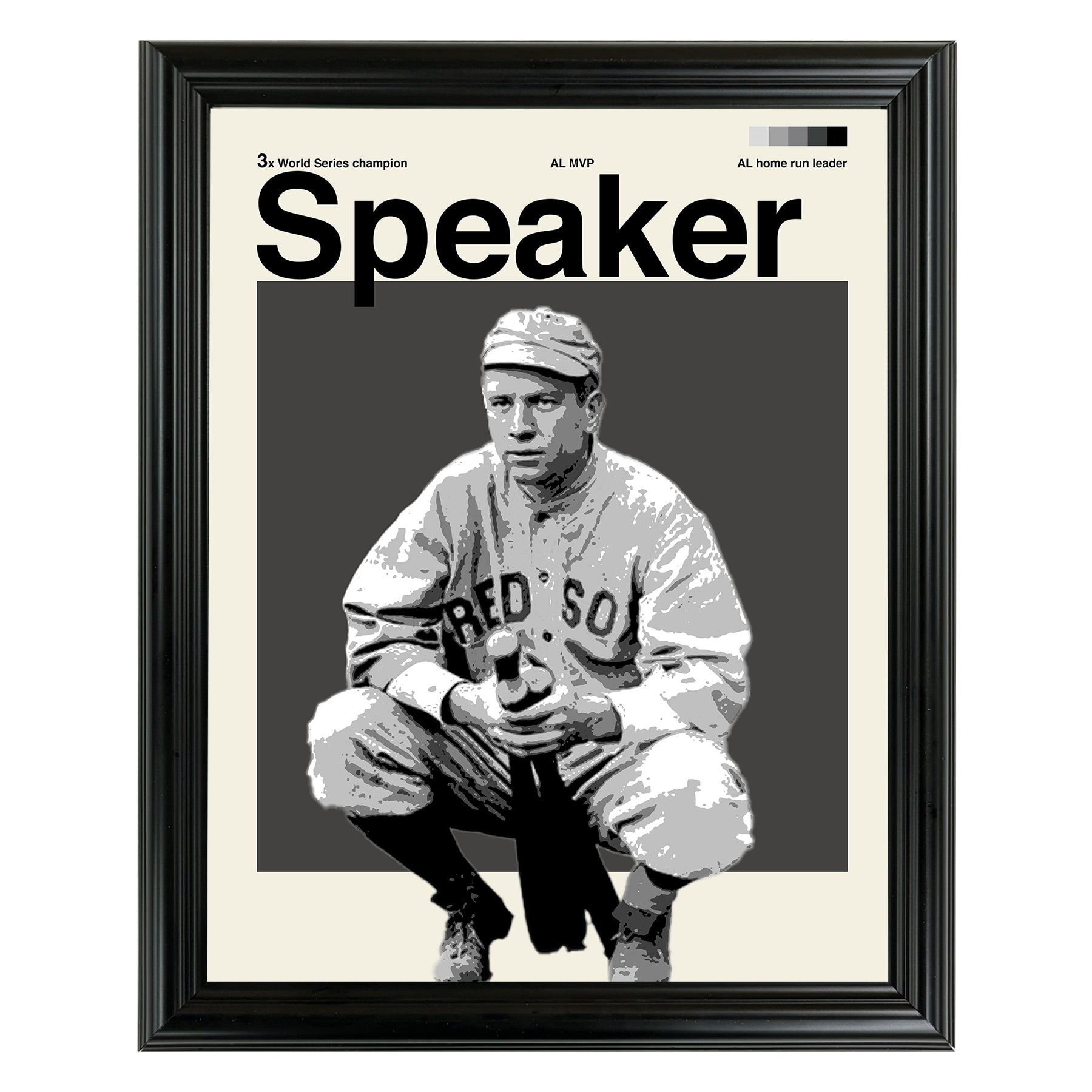 Tris Speaker Framed Sports Art Photo by Thomas Maxwell