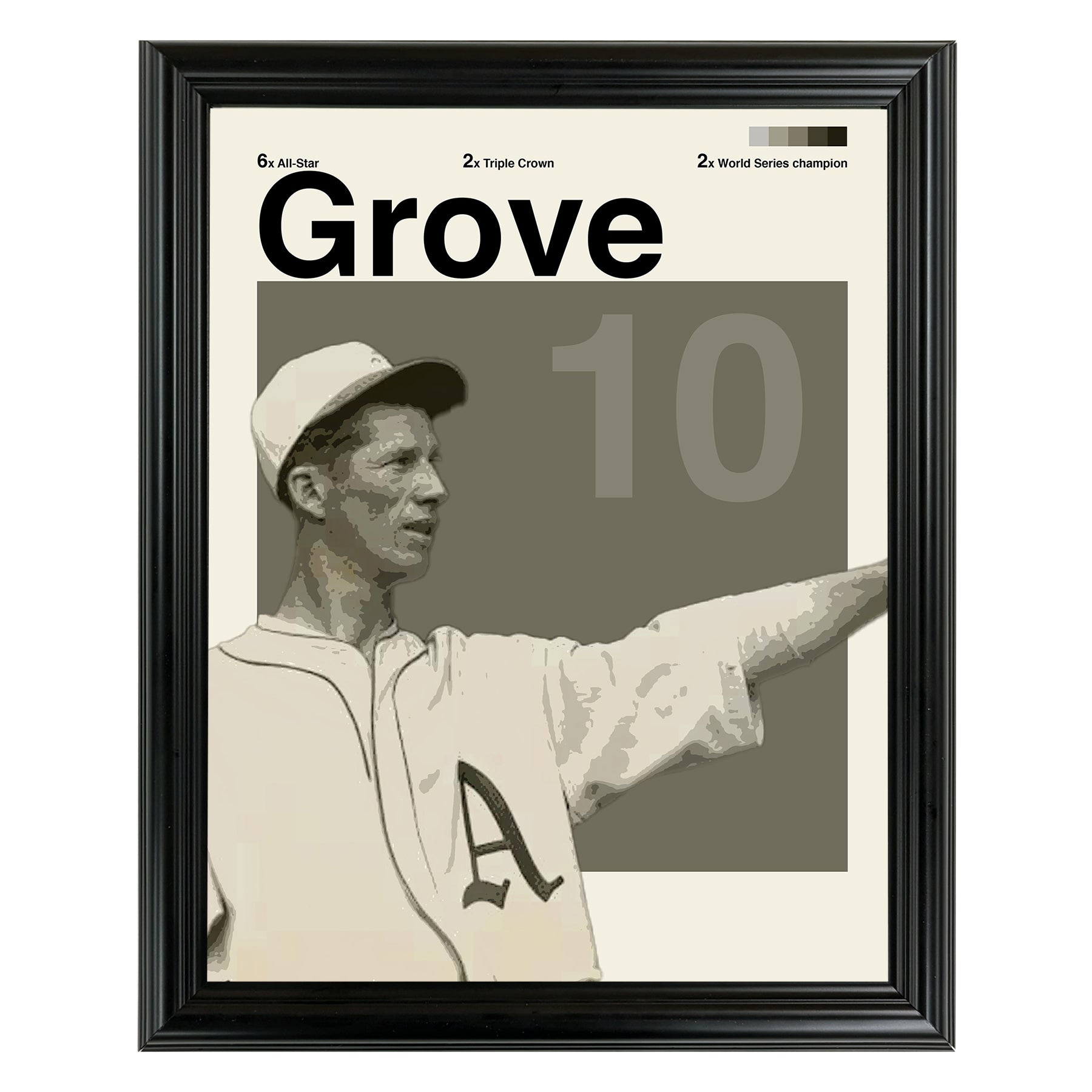 Lefty Grove Framed Sports Art Photo by Thomas Maxwell