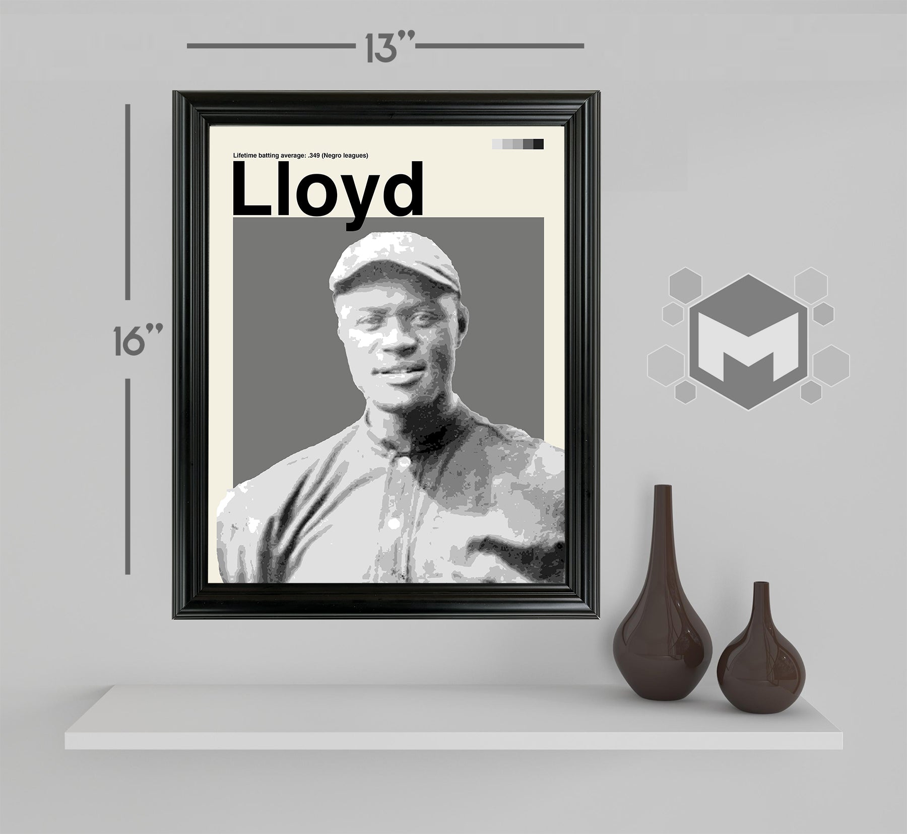 Pop Lloyd Framed Sports Art Photo by Thomas Maxwell