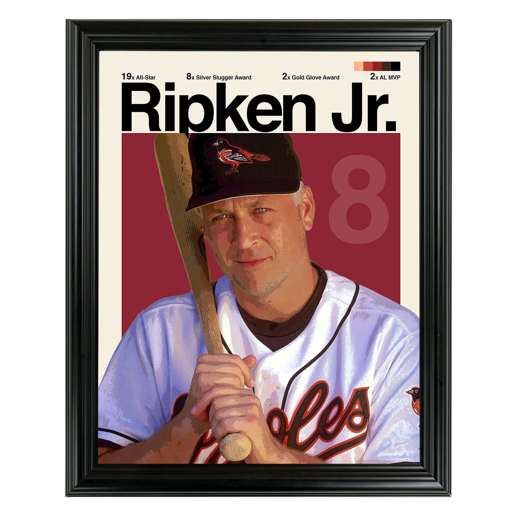 Cal Ripken Jr. Framed Sports Art Photo by Thomas Maxwell