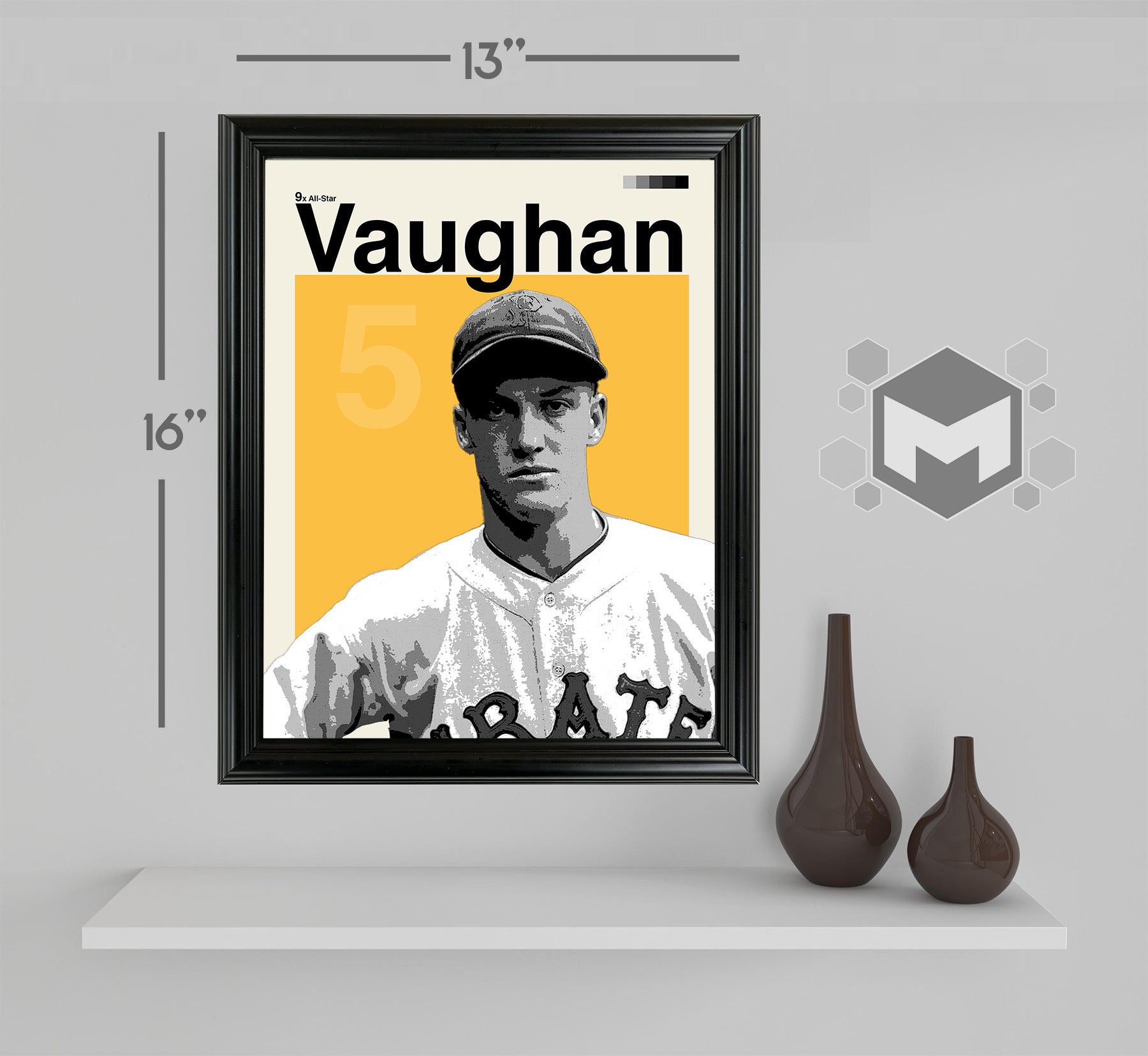 Arky Vaughan Framed Sports Art Photo by Thomas Maxwell