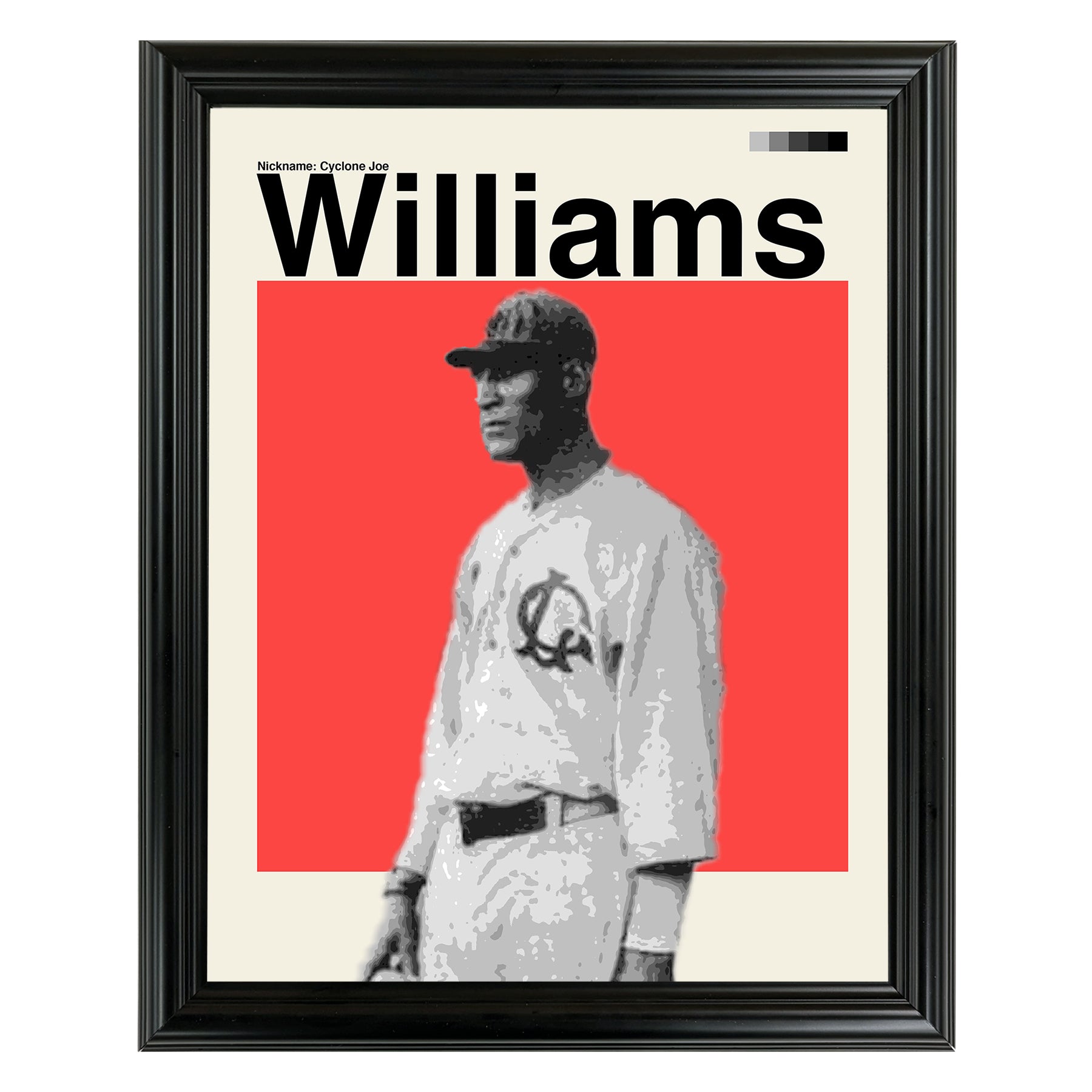 Smokey Joe Williams Framed Sports Art Photo by Thomas Maxwell