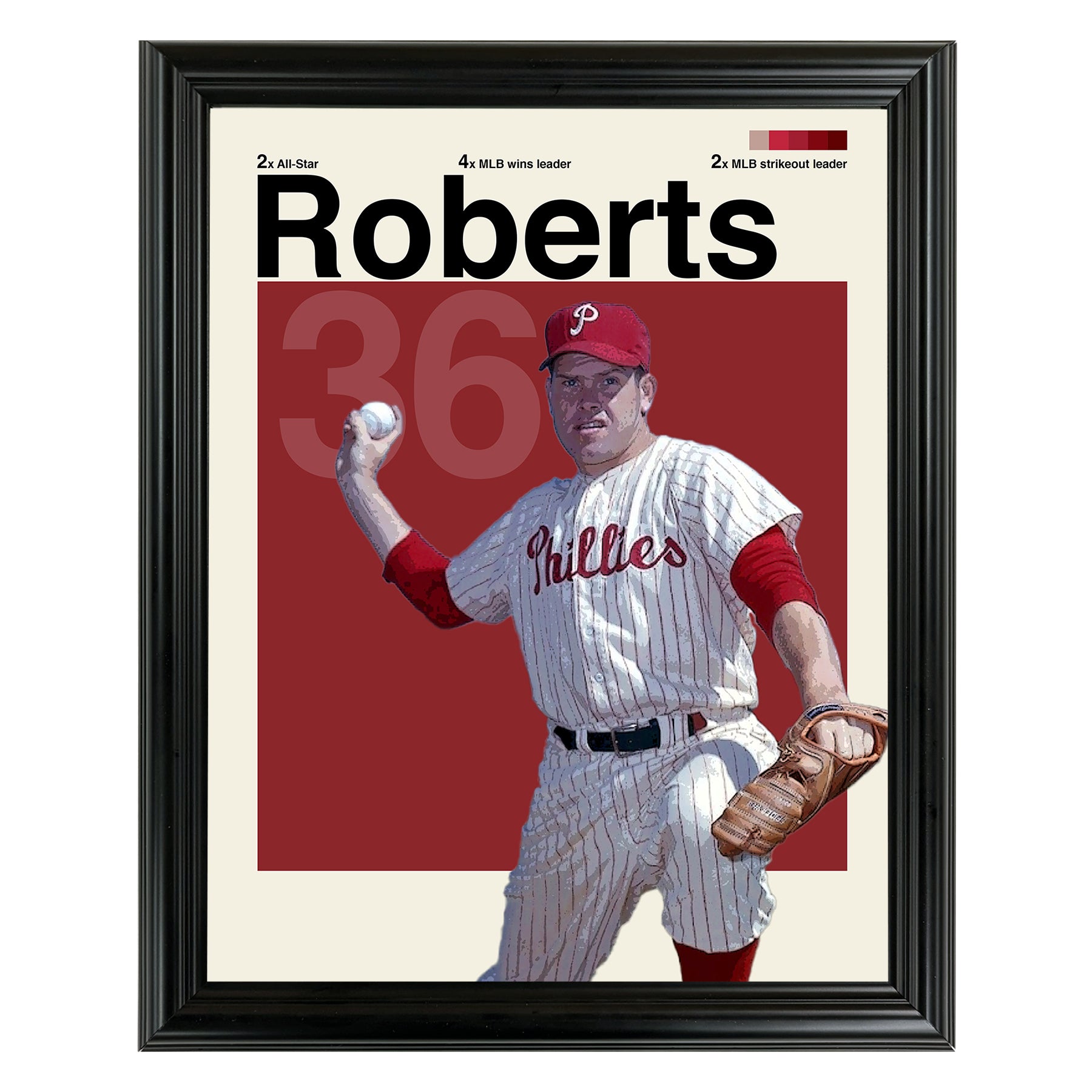 Robin Roberts Framed Sports Art Photo by Thomas Maxwell