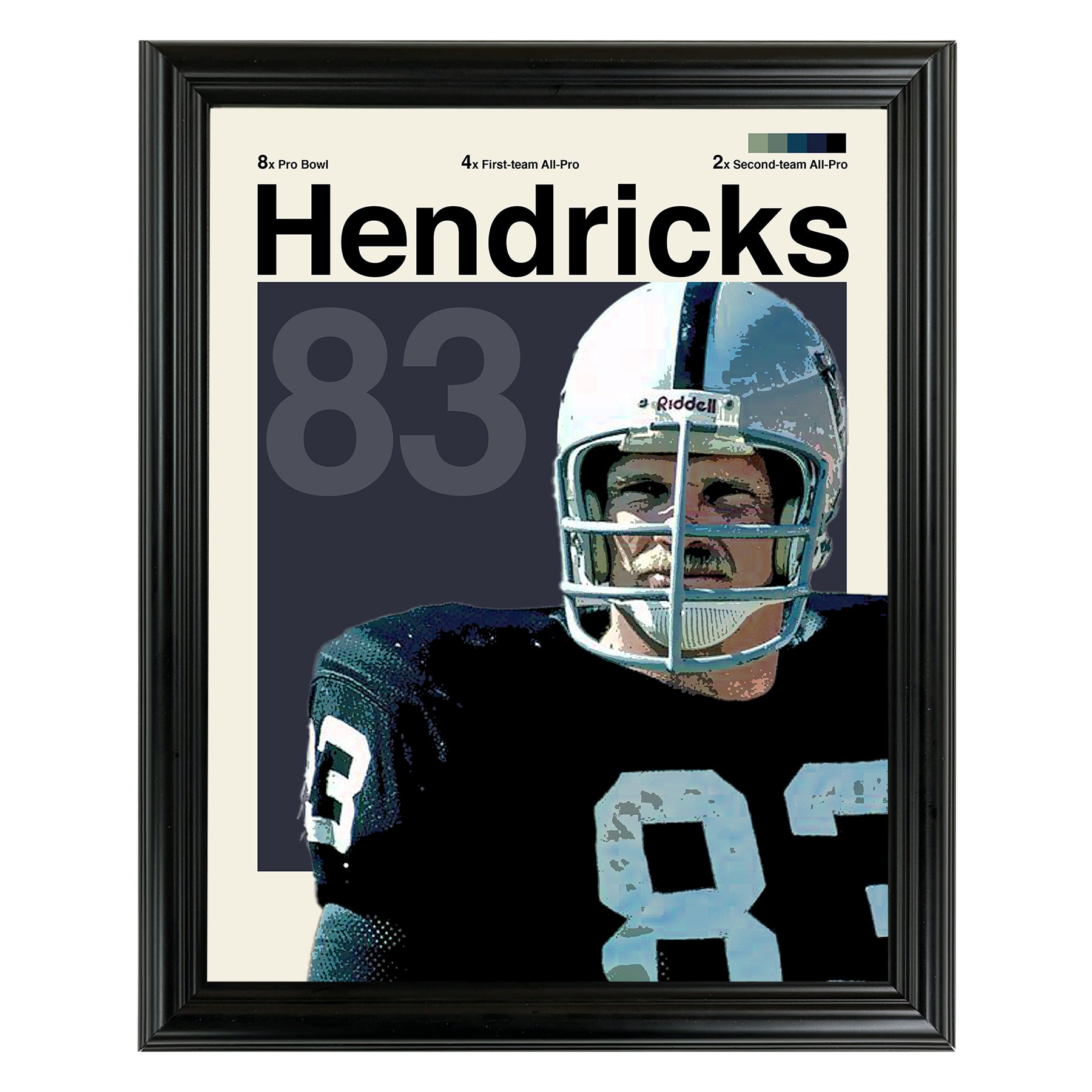 Ted Hendricks Framed Sports Art Photo by Thomas Maxwell