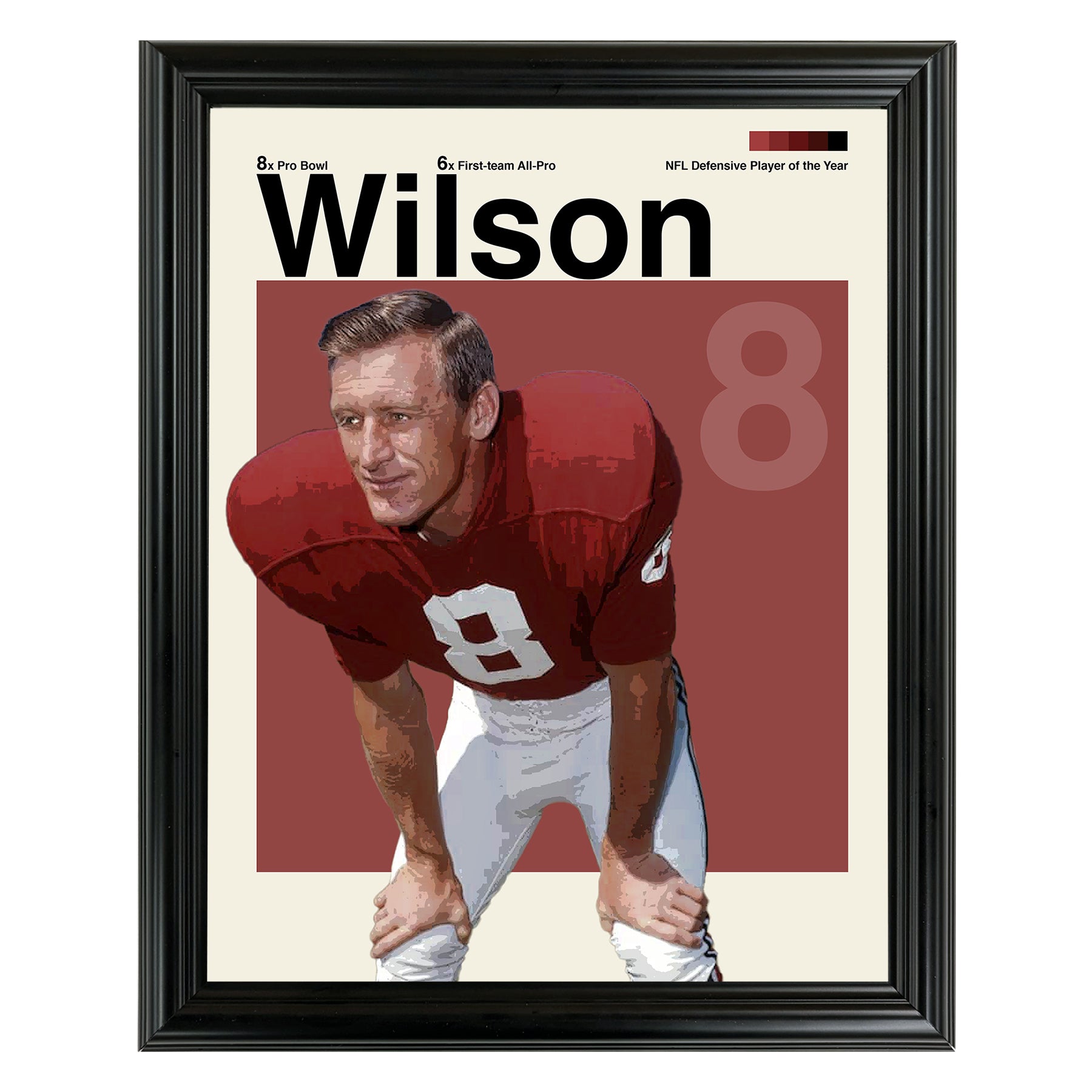 Larry Wilson Framed Sports Art Photo by Thomas Maxwell