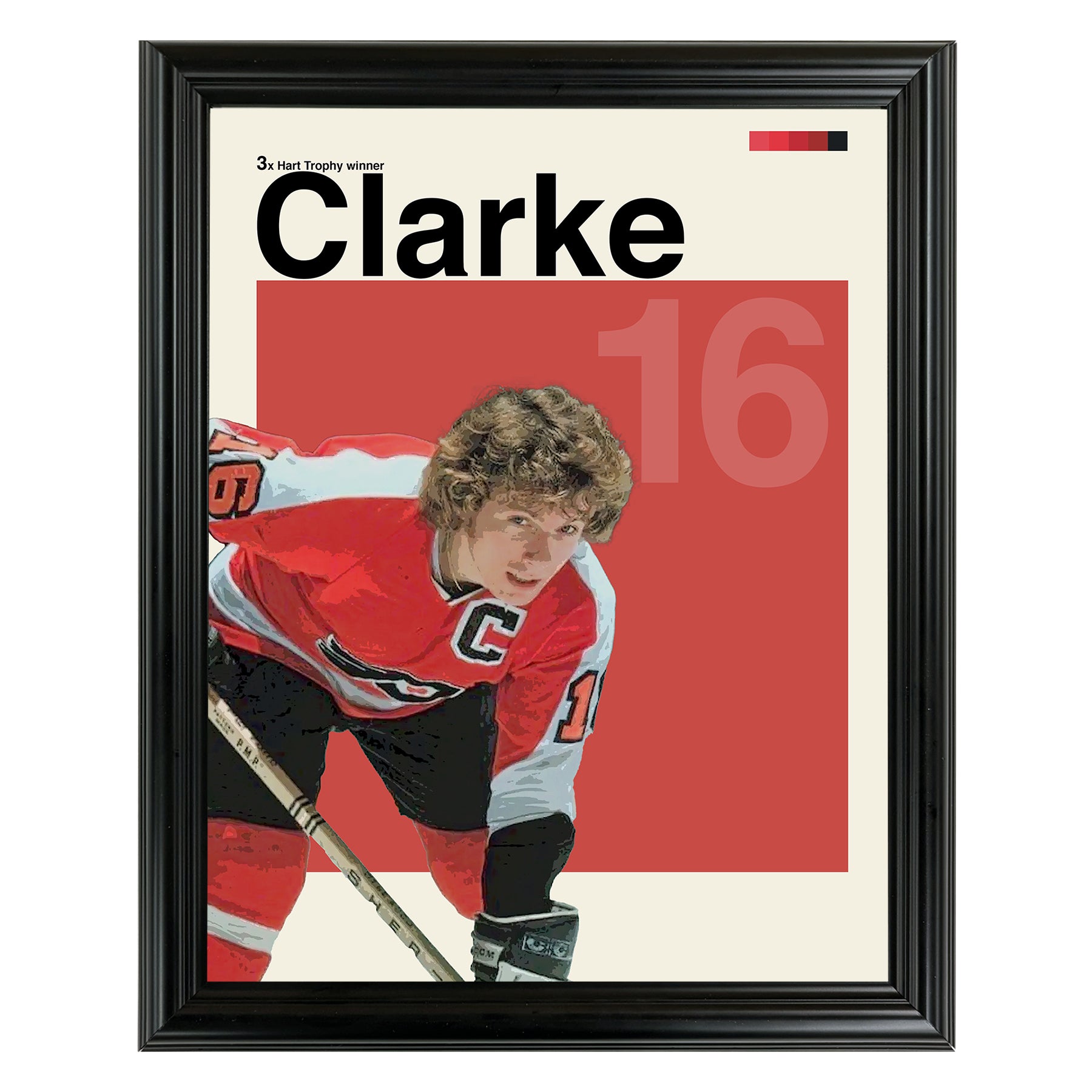 Bobby Clarke Framed Sports Art Photo by Thomas Maxwell