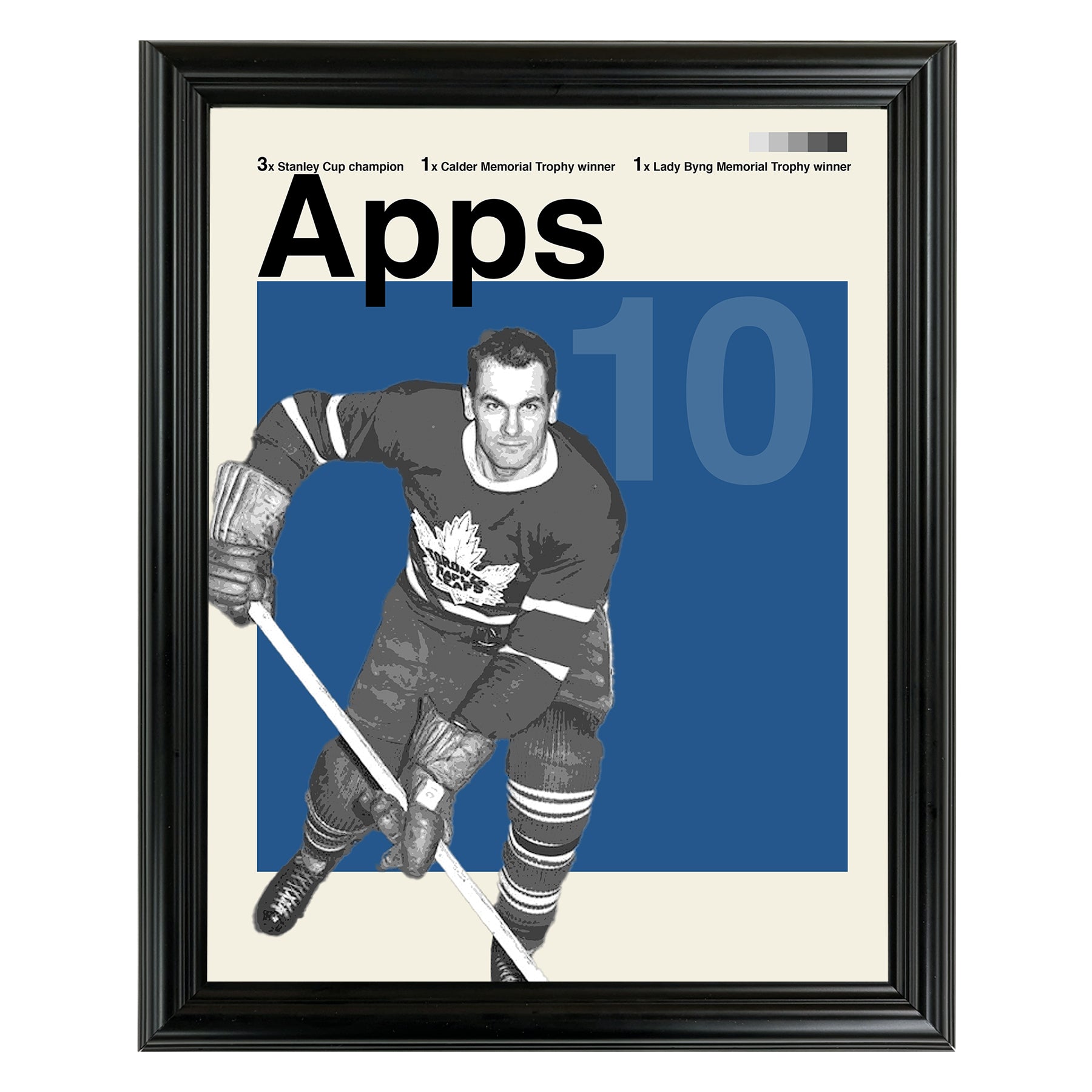 Syl Apps Framed Sports Art Photo by Thomas Maxwell