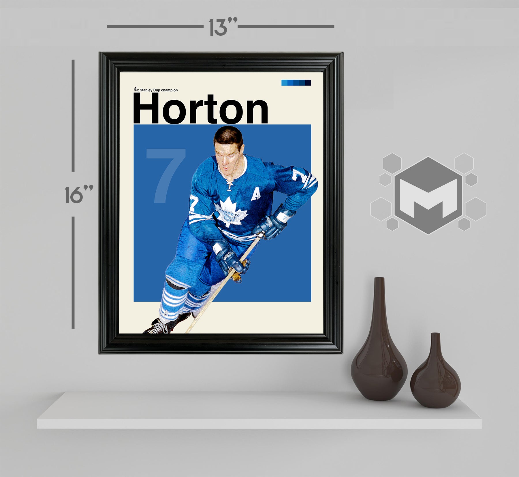 Tim Horton Framed Sports Art Photo by Thomas Maxwell