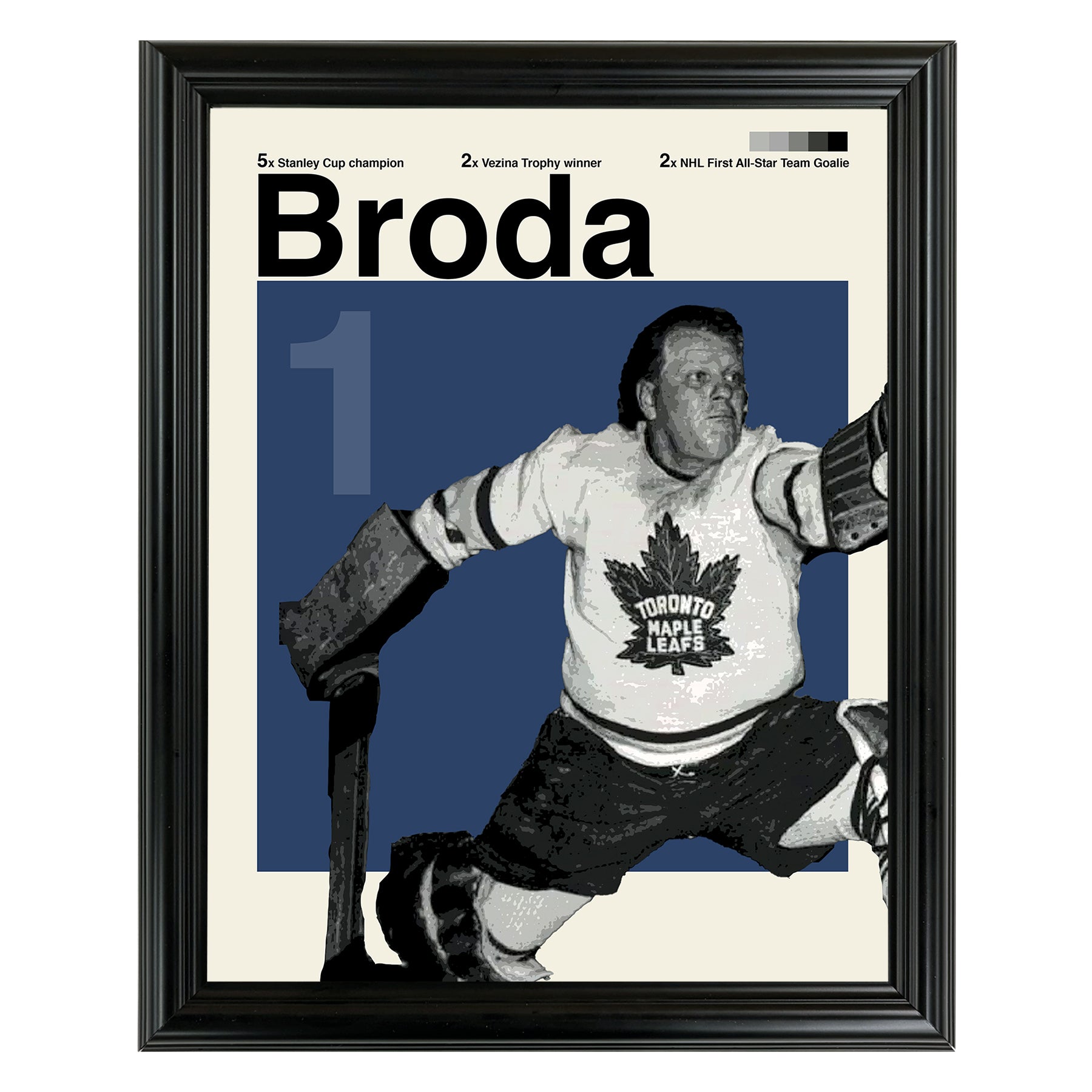 Turk Broda Framed Sports Art Photo by Thomas Maxwell