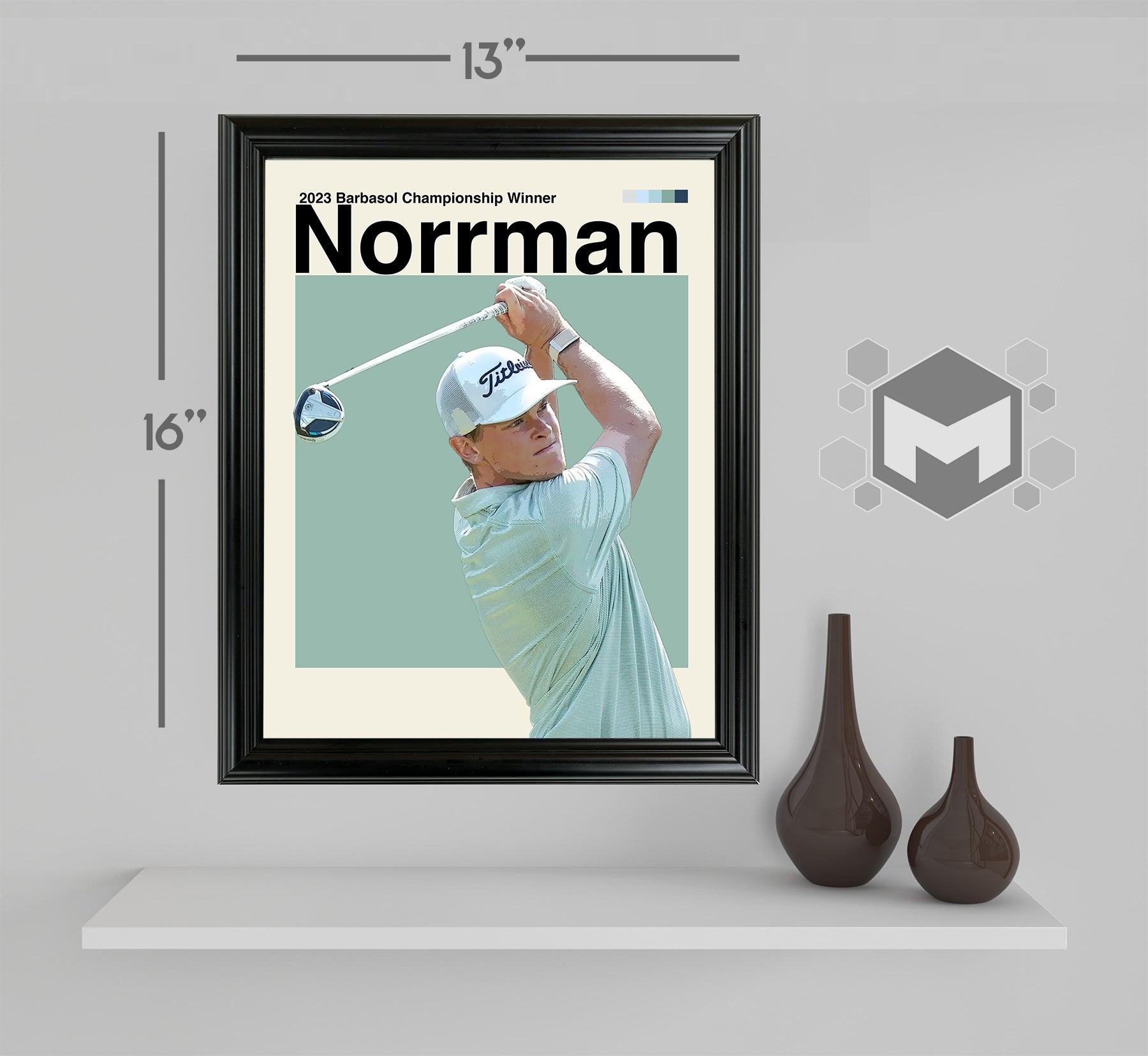 Vincent Norrman Framed Sports Art Photo by Thomas Maxwell