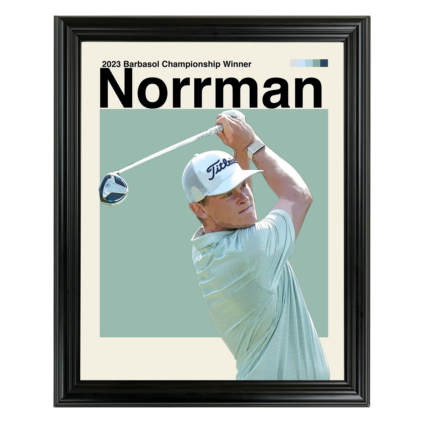 Vincent Norrman Framed Sports Art Photo by Thomas Maxwell