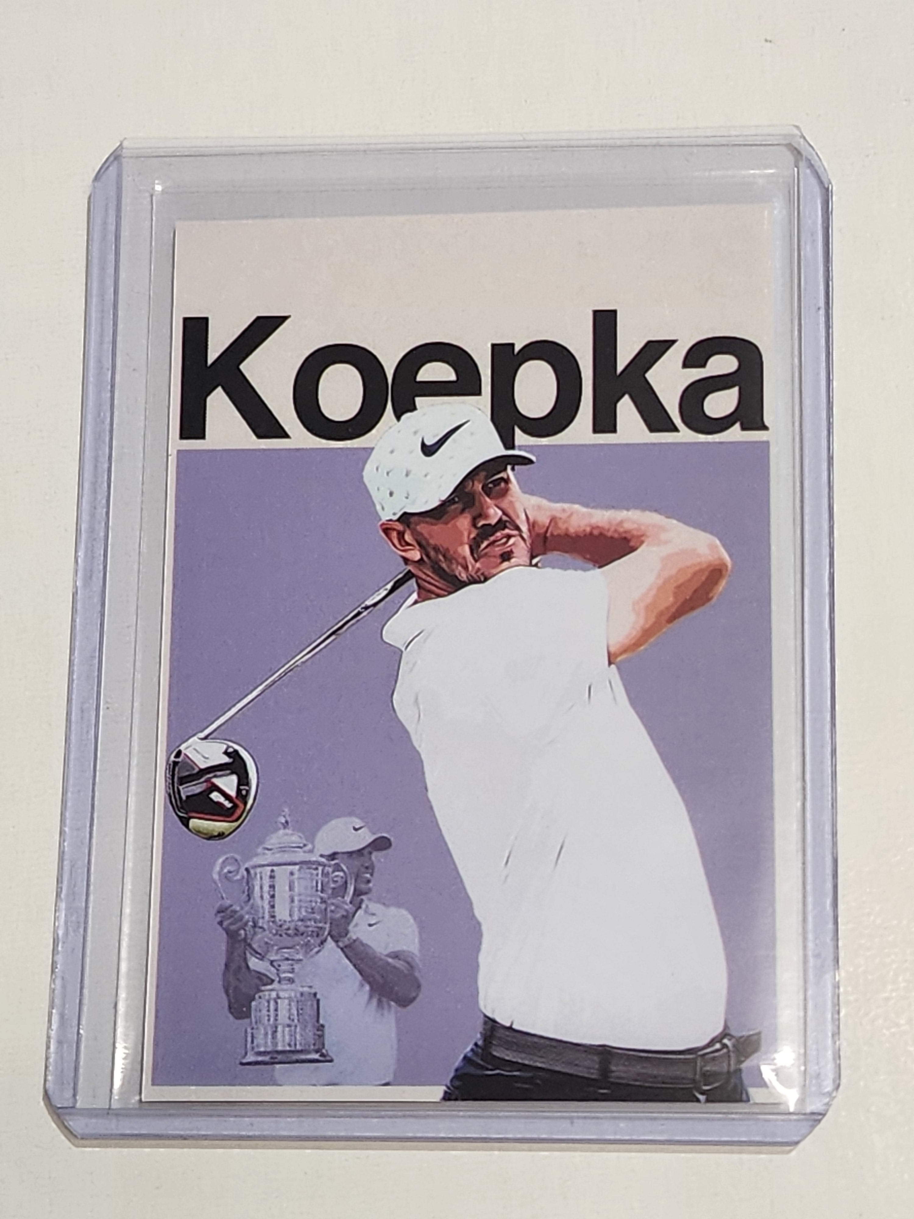 Brooks Keopka  Artist Signed PGA Champ Art Card 2/10