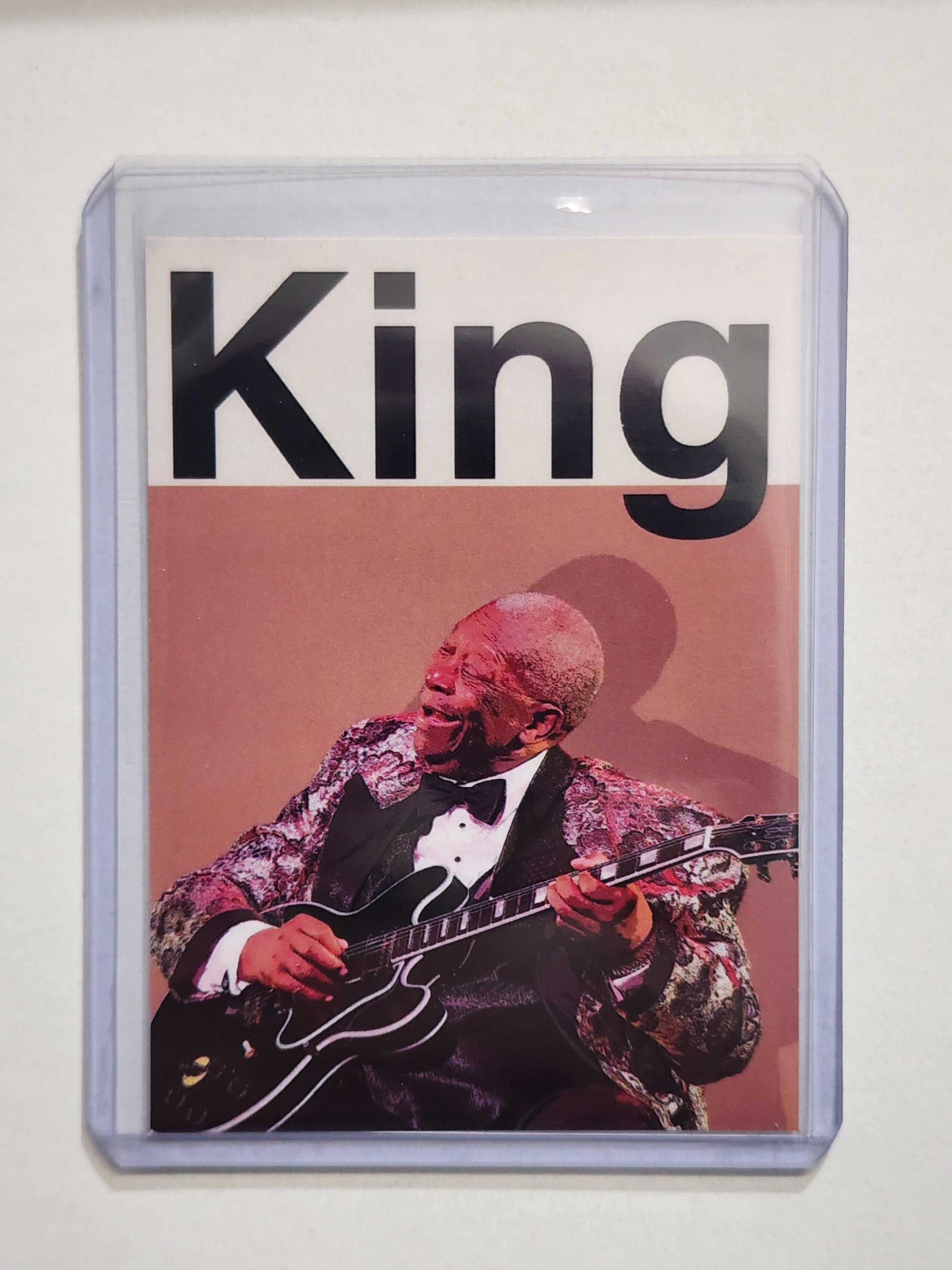 BB King Artist Signed Music Art Card 1/10