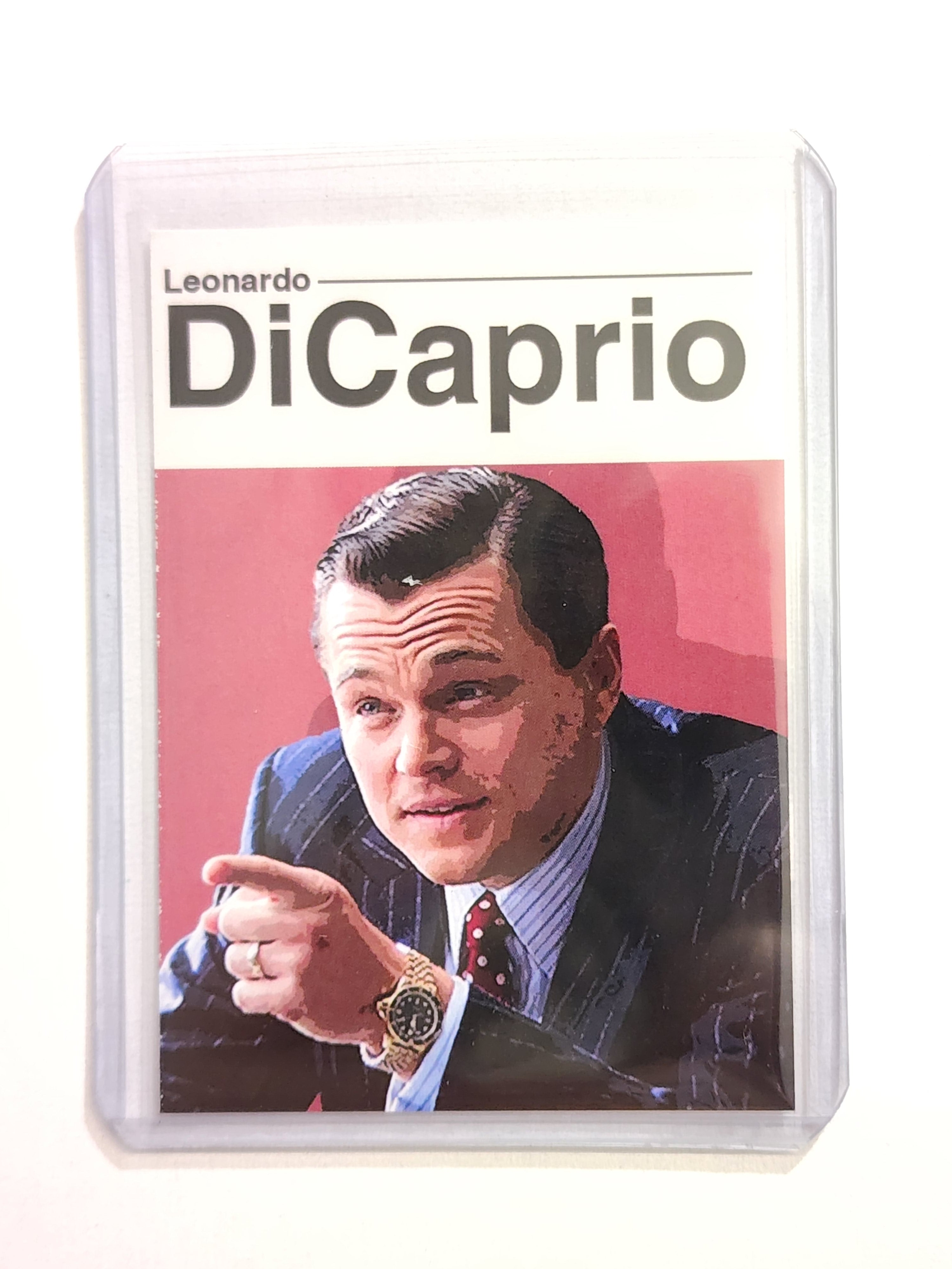 Leonardo DiCaprio Artist Signed Wolf of Wall Street Art Card 1/10