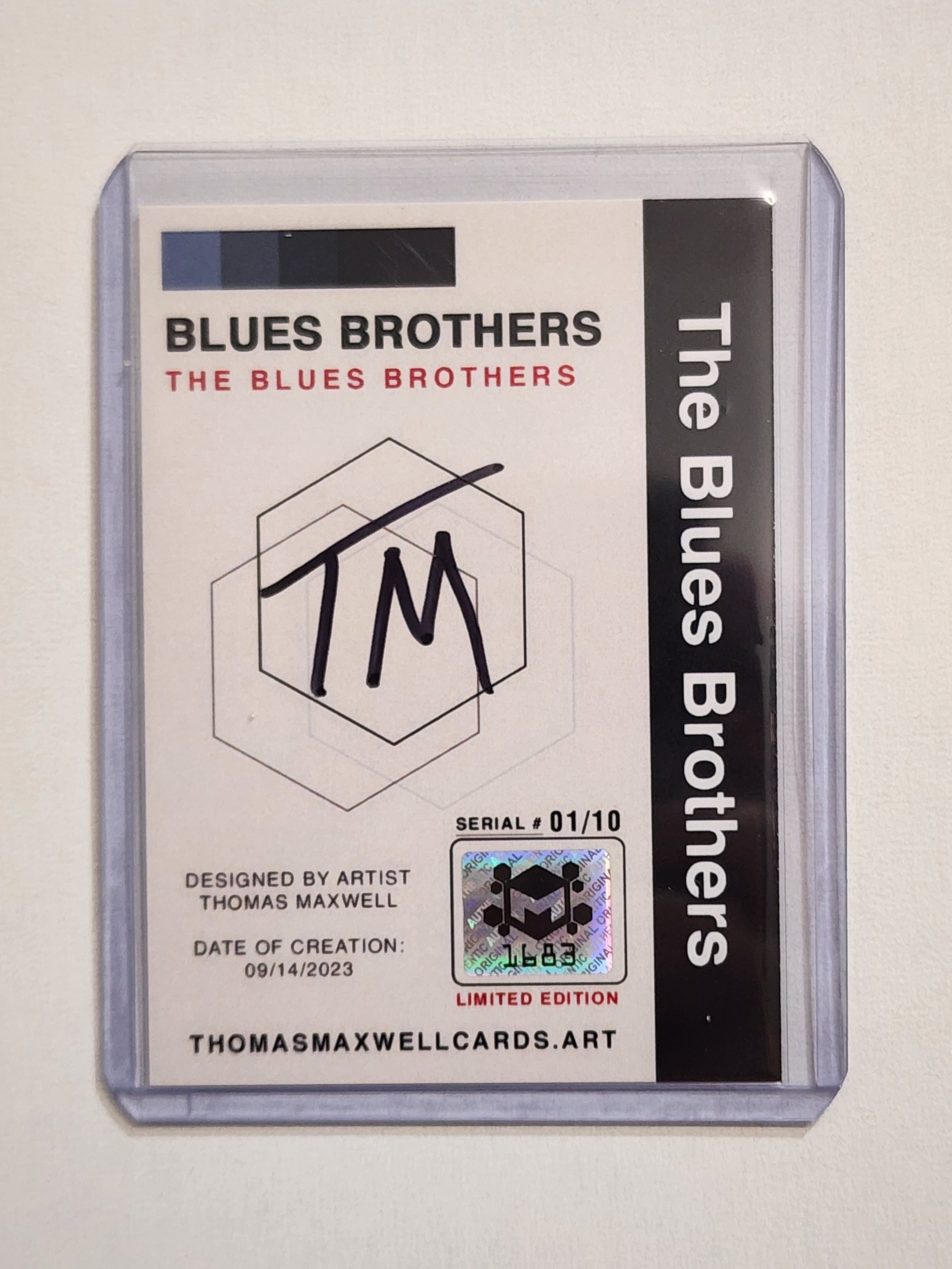 Blues Brothers Artist Signed TV/Film Art Card 1/10