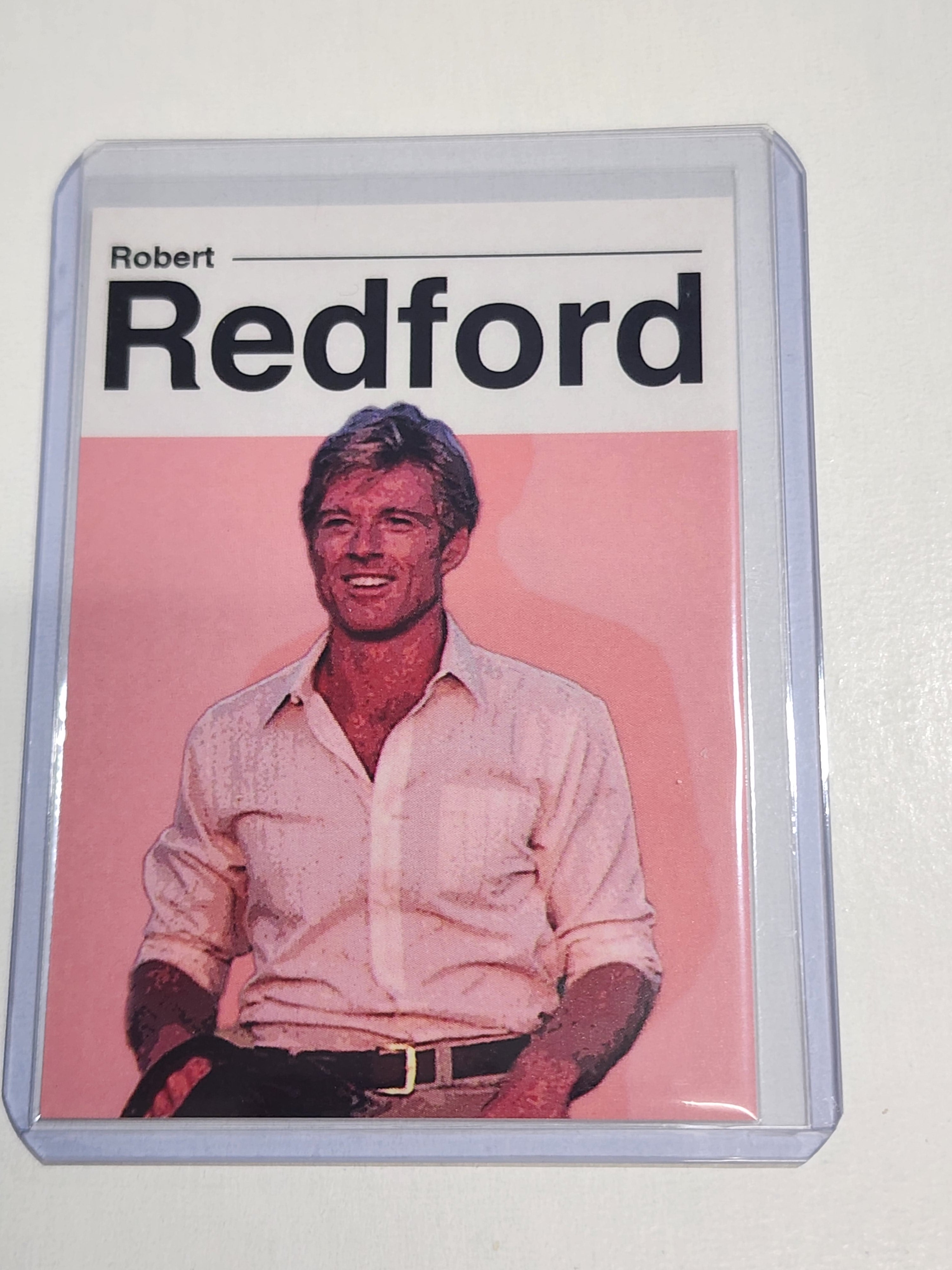 Robert Redford Artist Signed TV/Film Art Card 1/10