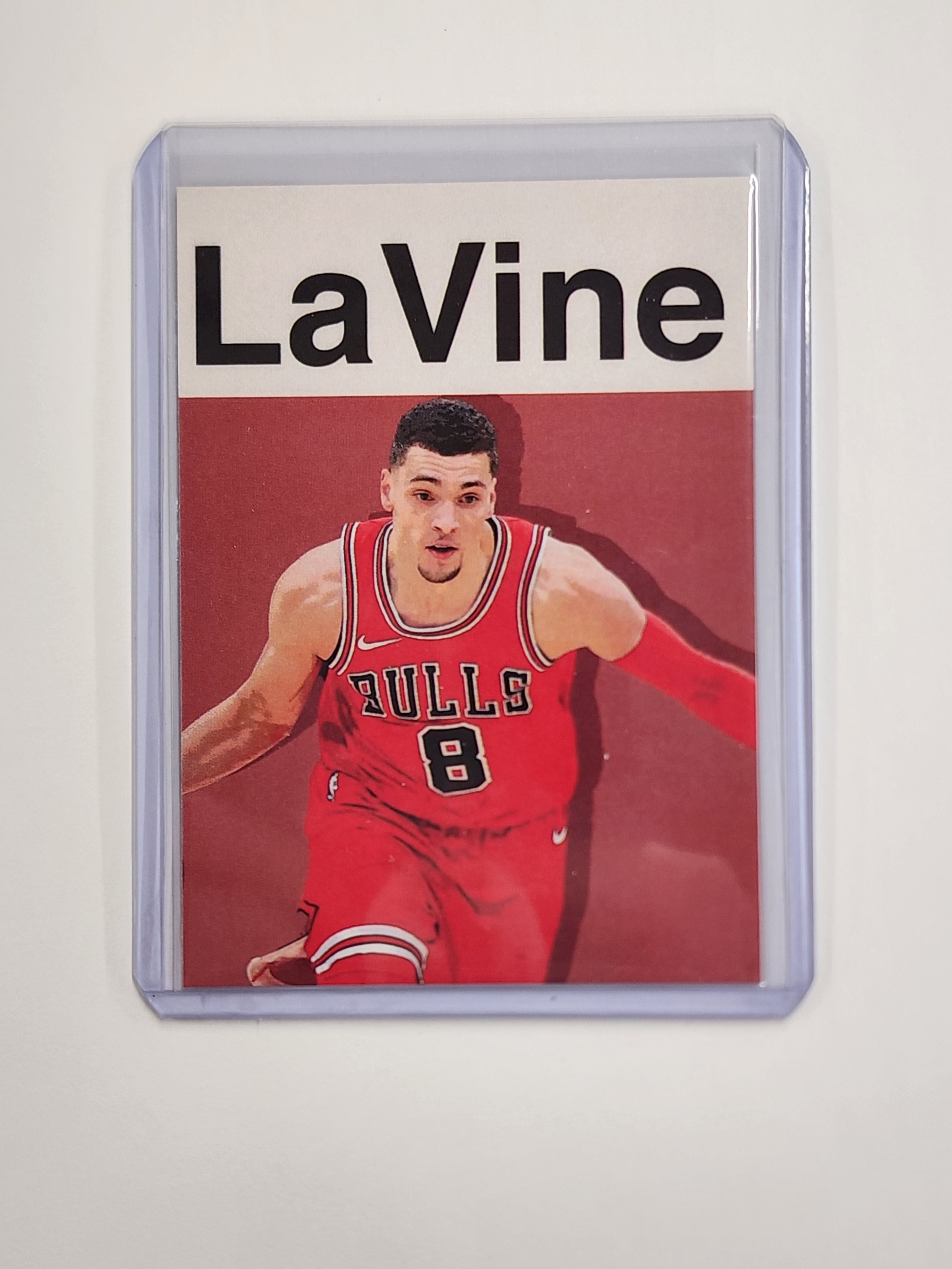 Zach LaVine Artist Signed Basketball Art Card 1/10