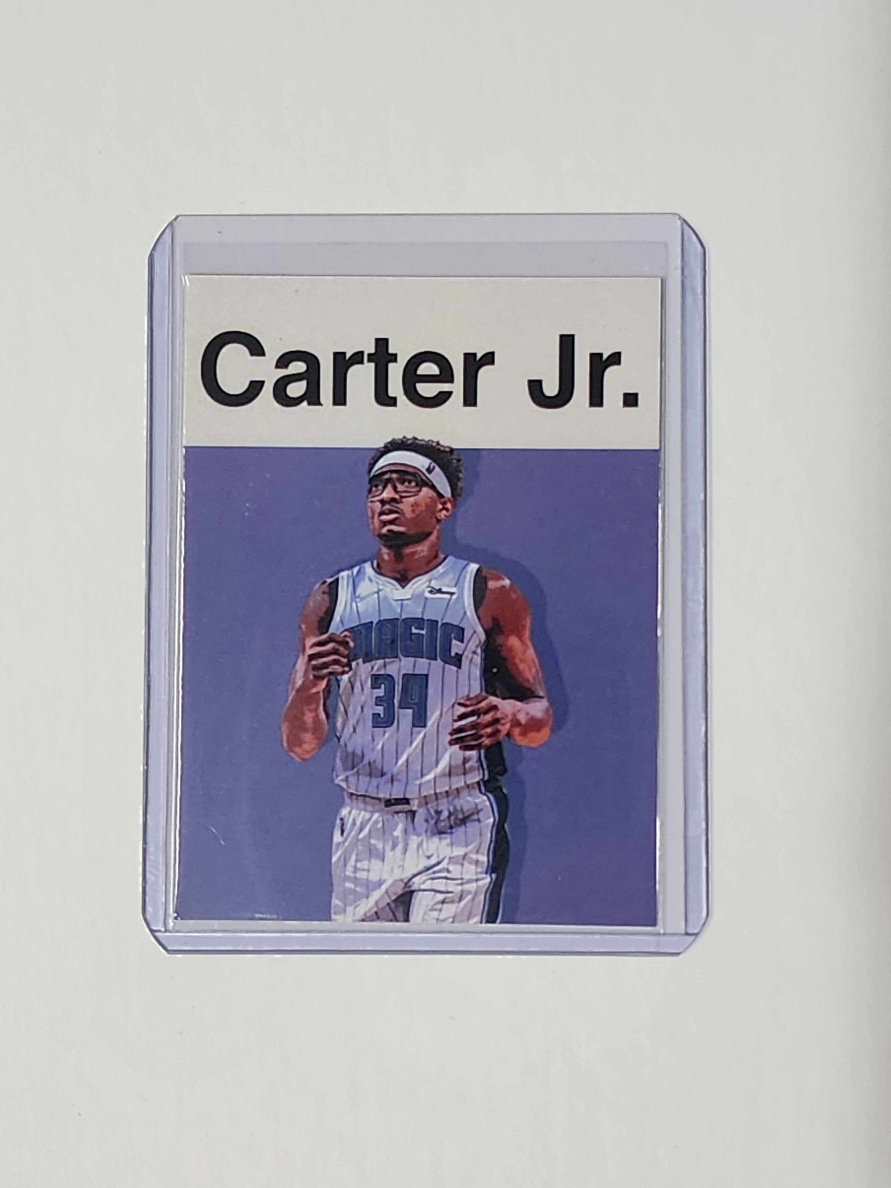 Wendell Carter Jr. Artist Signed Basketball Art Card 1/10