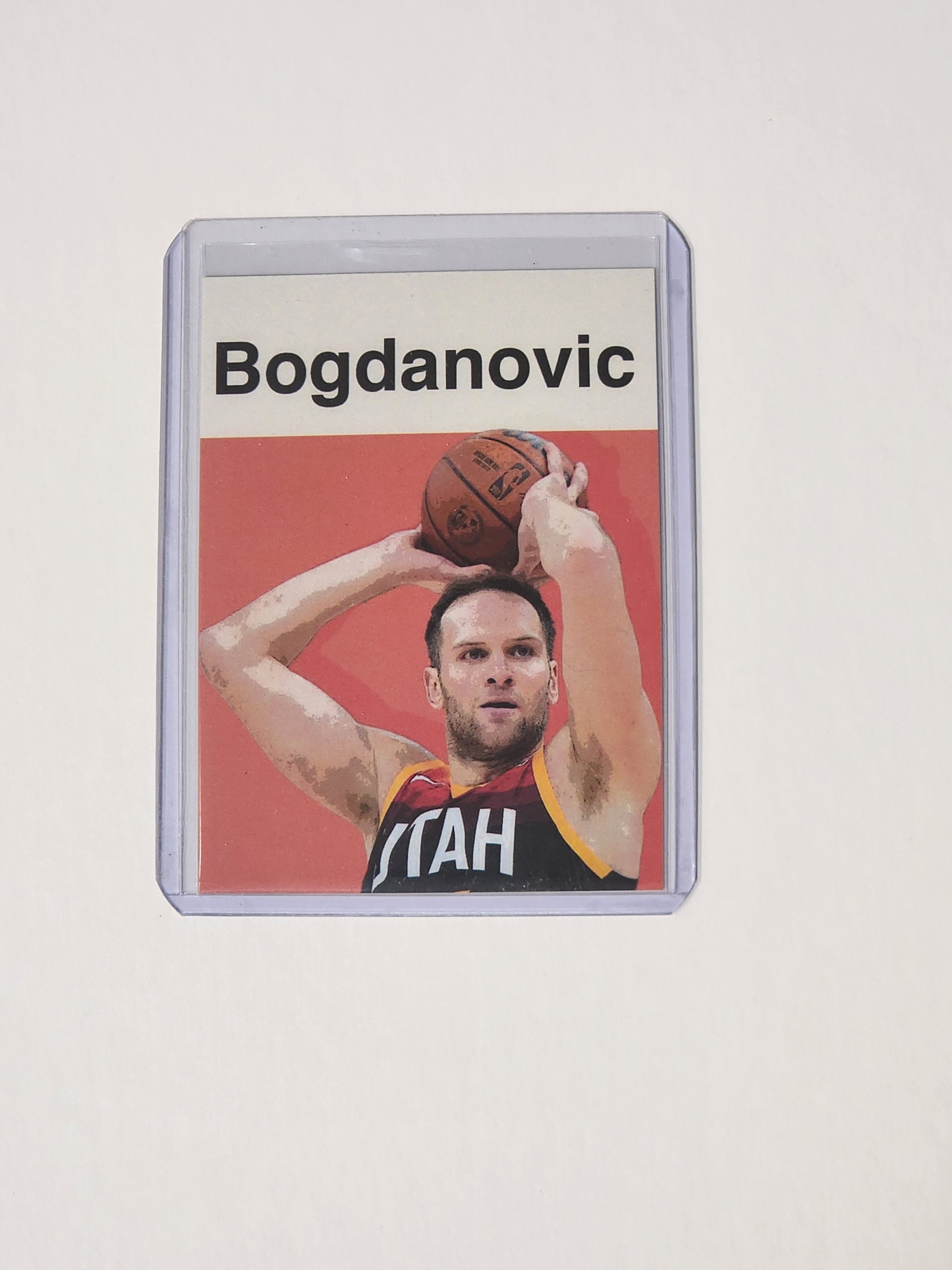 Bojan Bogdanovic Artist Signed Basketball Art Card 1/10