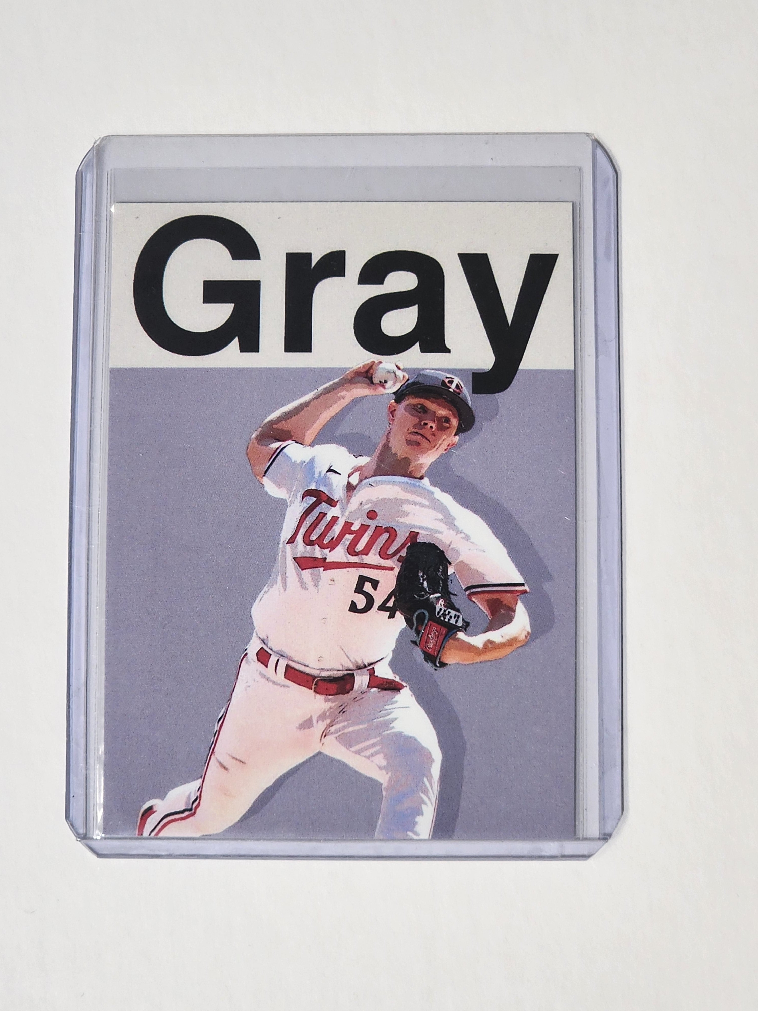 Sonny Gray Artist Signed Baseball Art Card 1/10