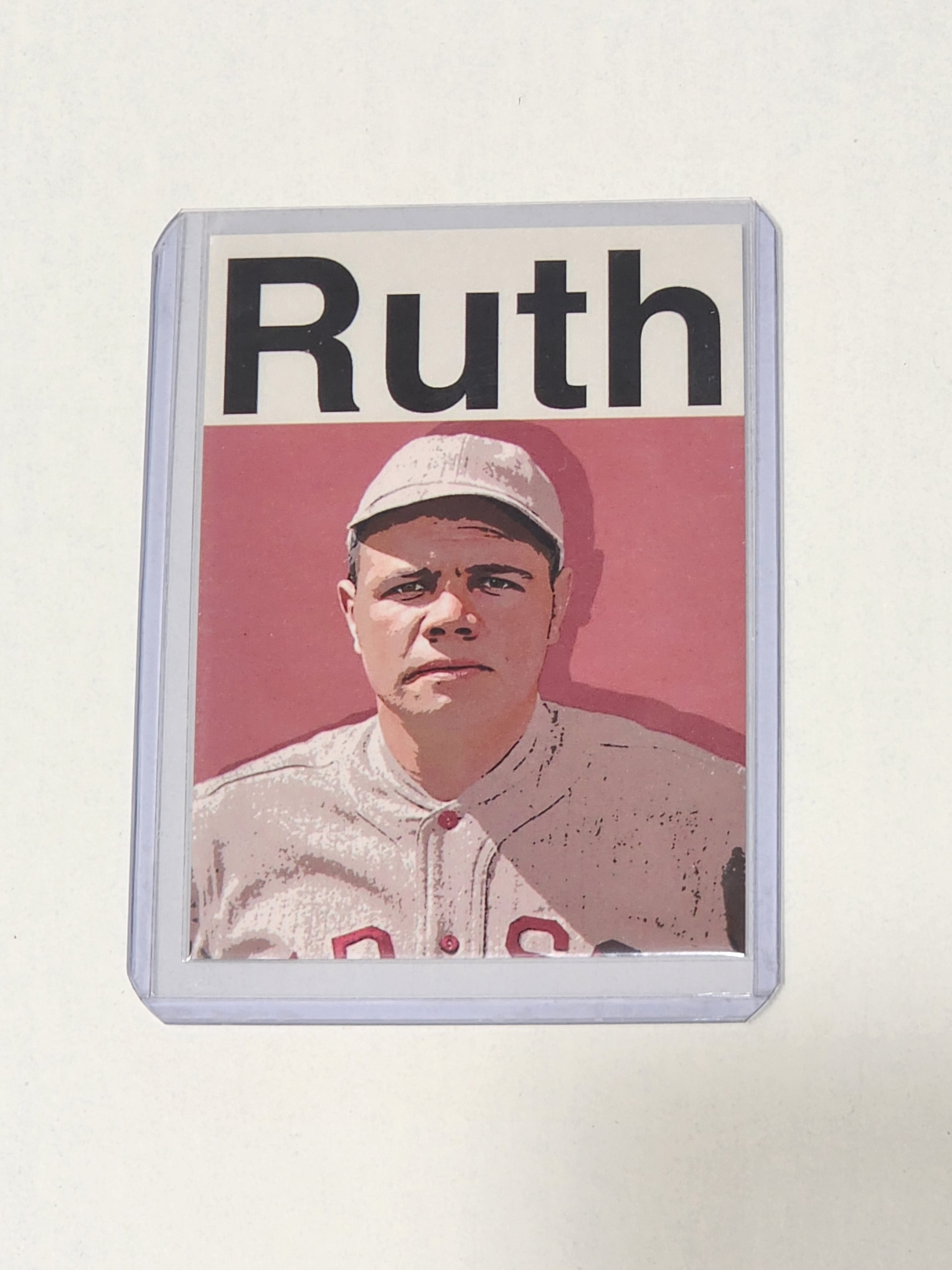 Babe Ruth  Artist Signed Baseball Art Card 1/10