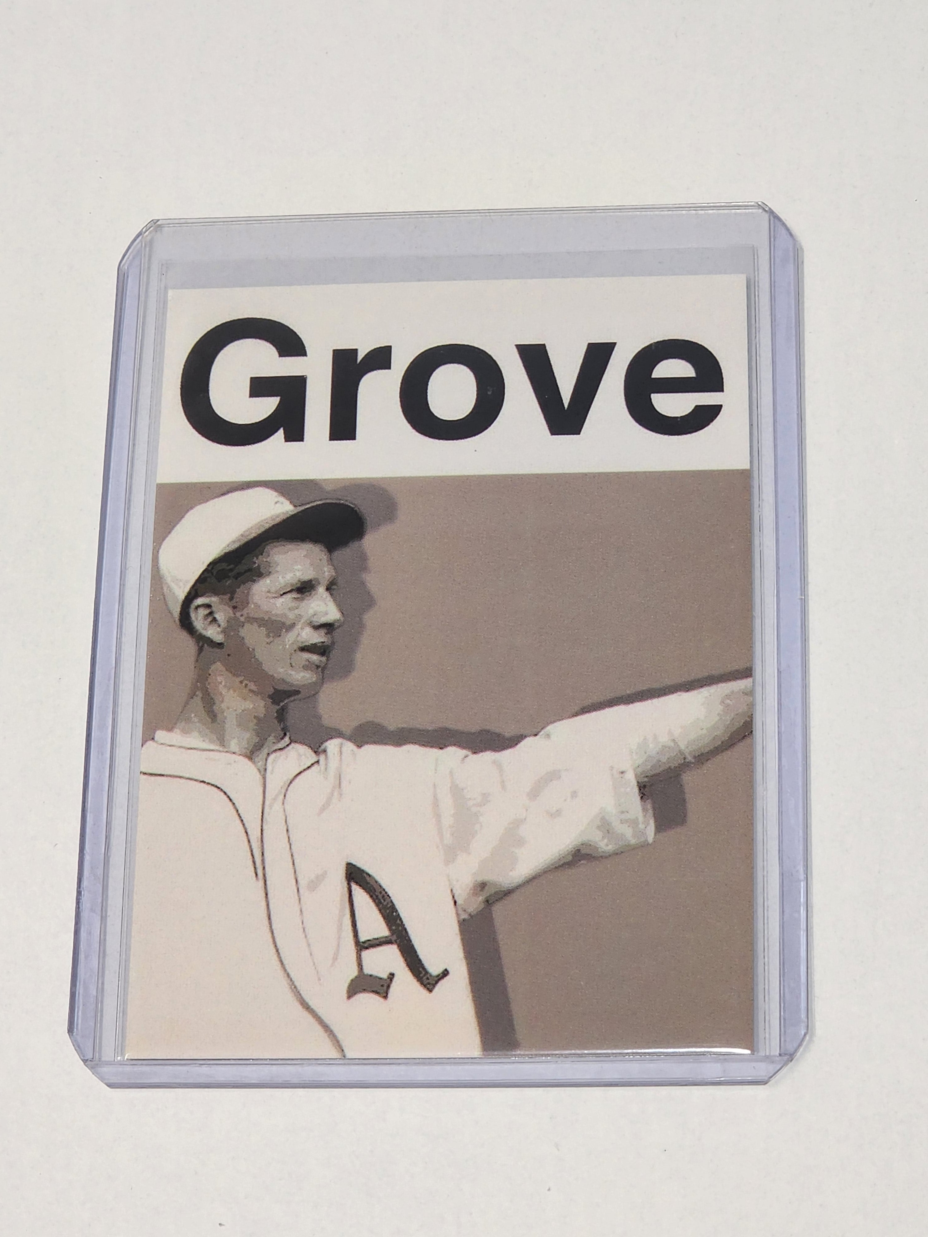 Lefty Grove Artist Signed Baseball Art Card 1/10