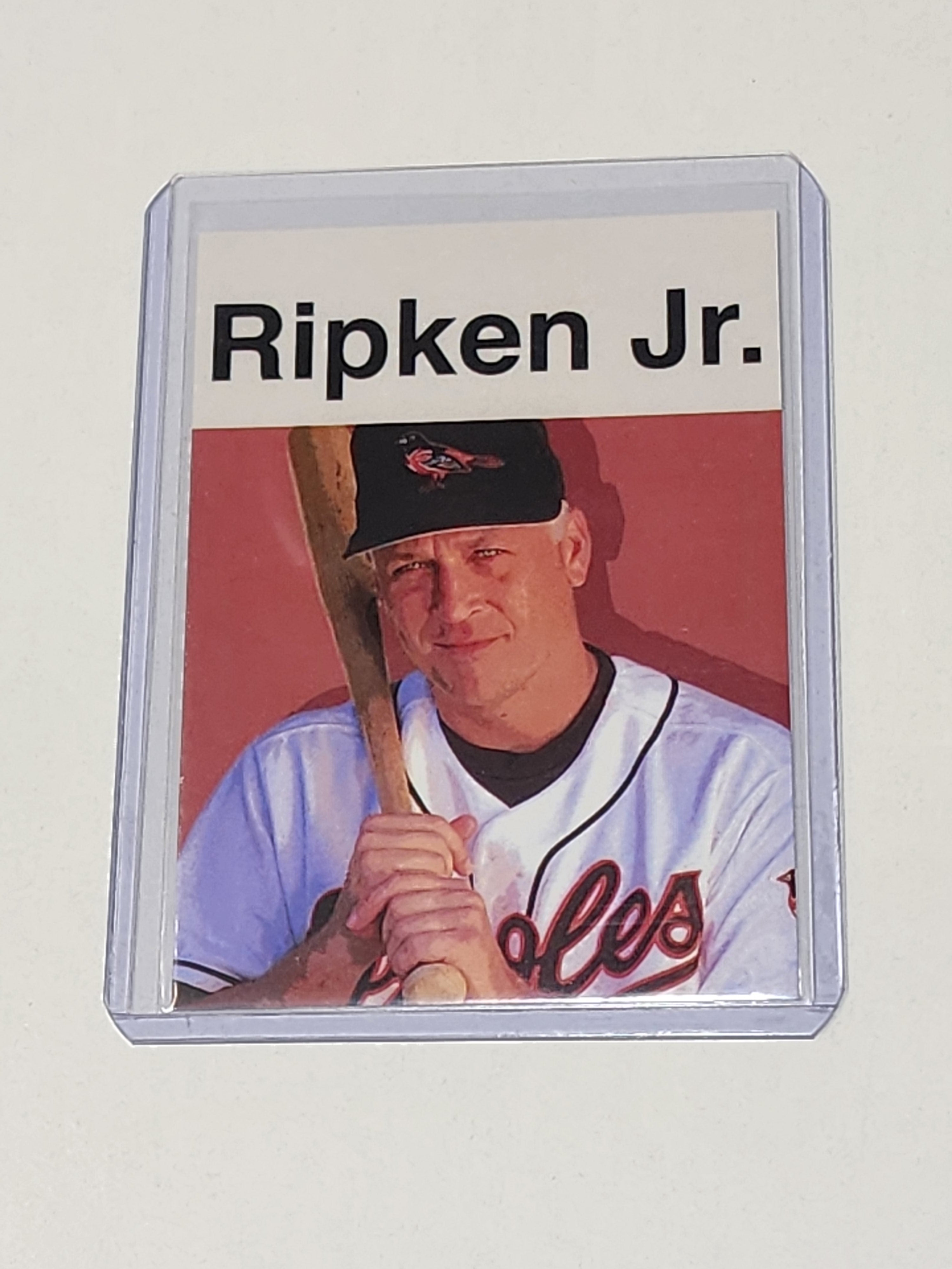 Cal Ripken Jr. Artist Signed Baseball Art Card 1/10