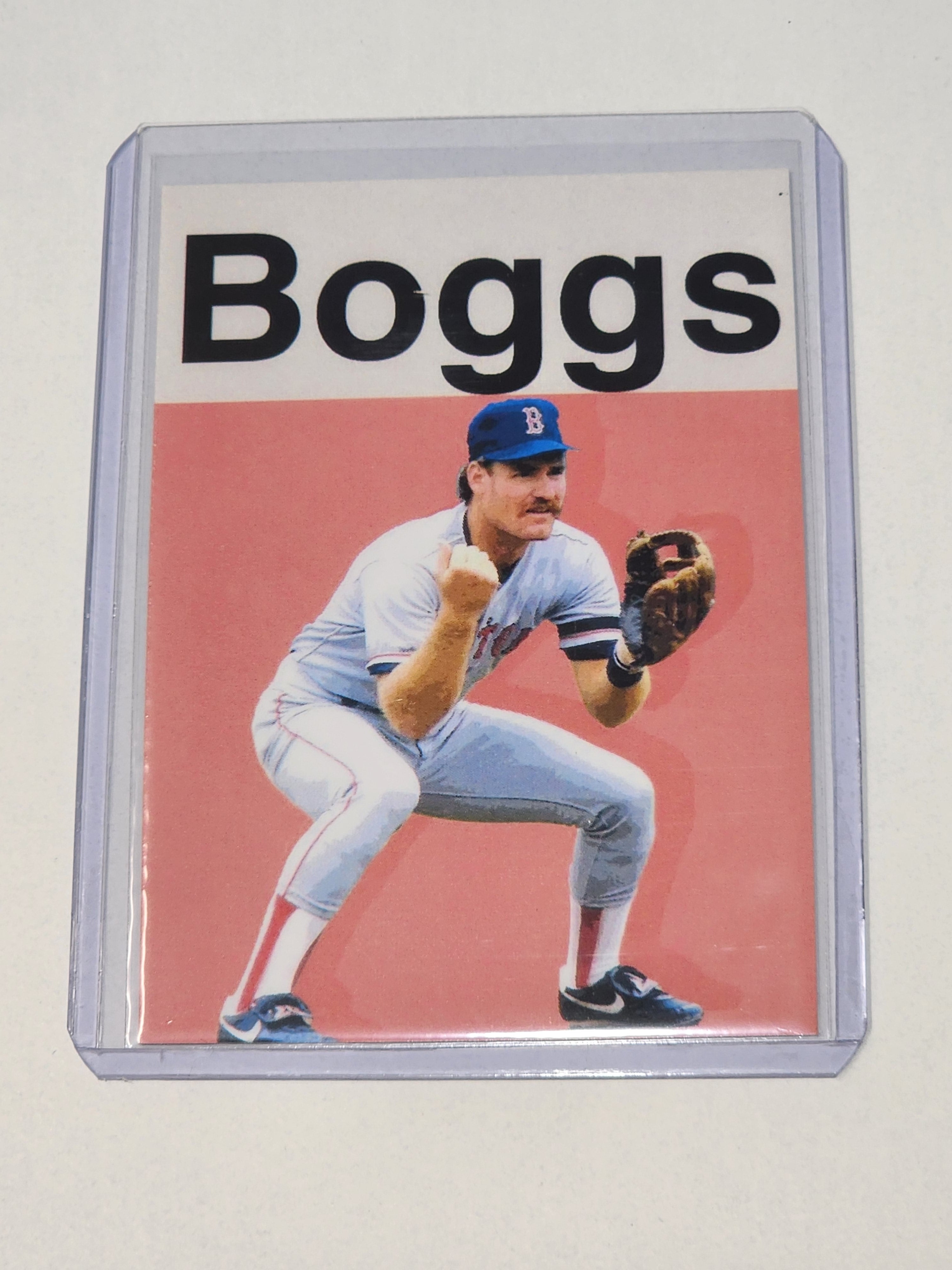 Wade Boggs Artist Signed Baseball Art Card 1/10