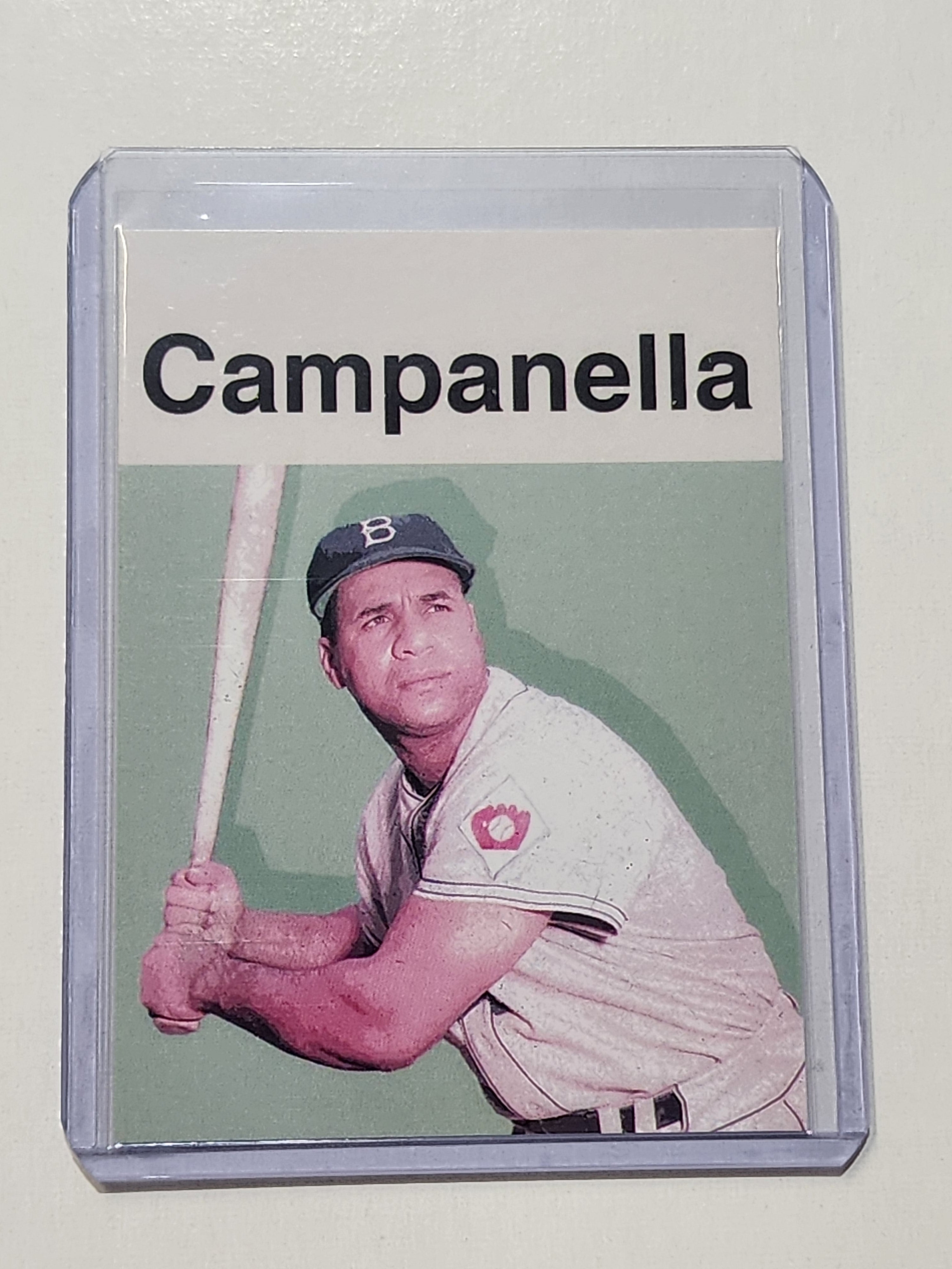 Roy Campanella Artist Signed Baseball Art Card 1/10