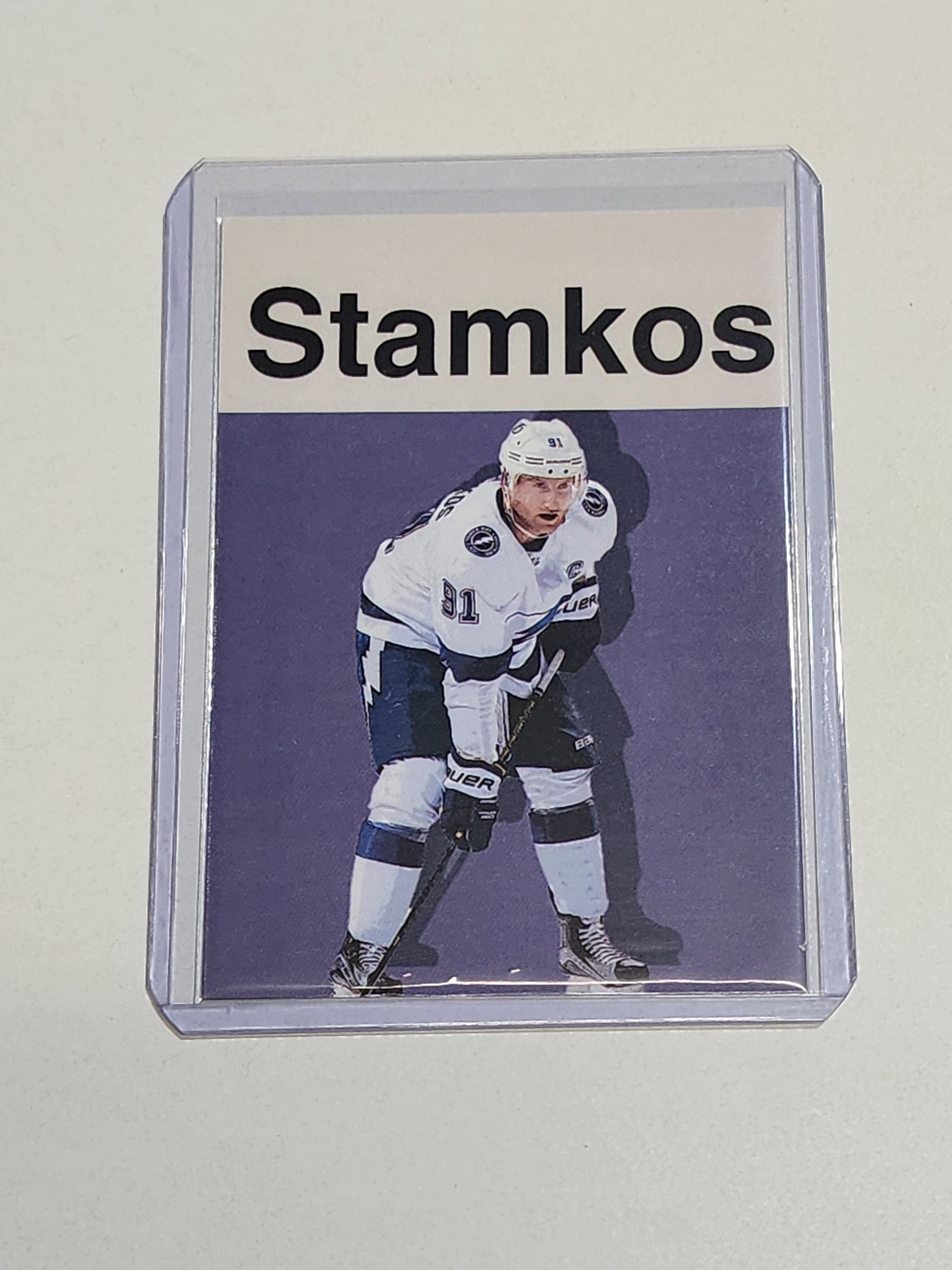 Steven Stamkos Artist Signed Hockey Art Card 1/10