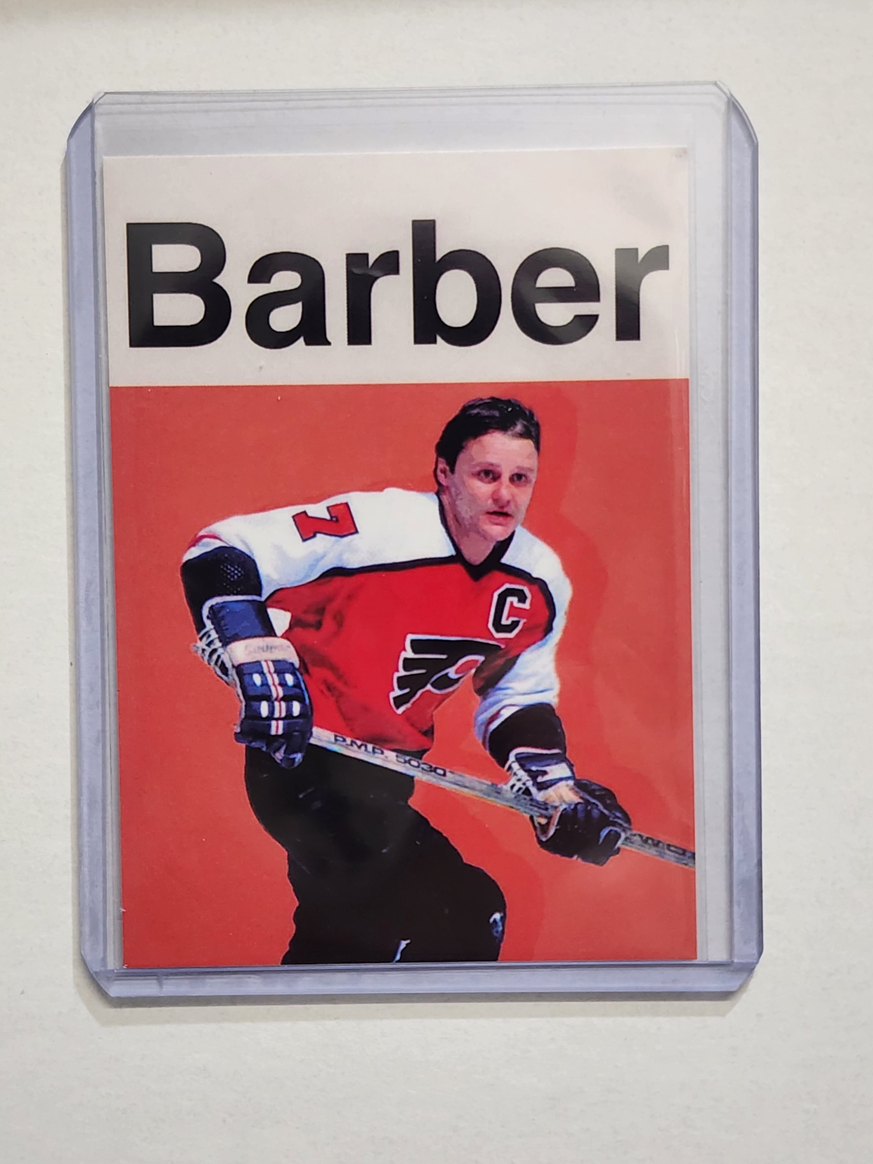 Bill Barber Artist Signed Hockey Art Card 1/10