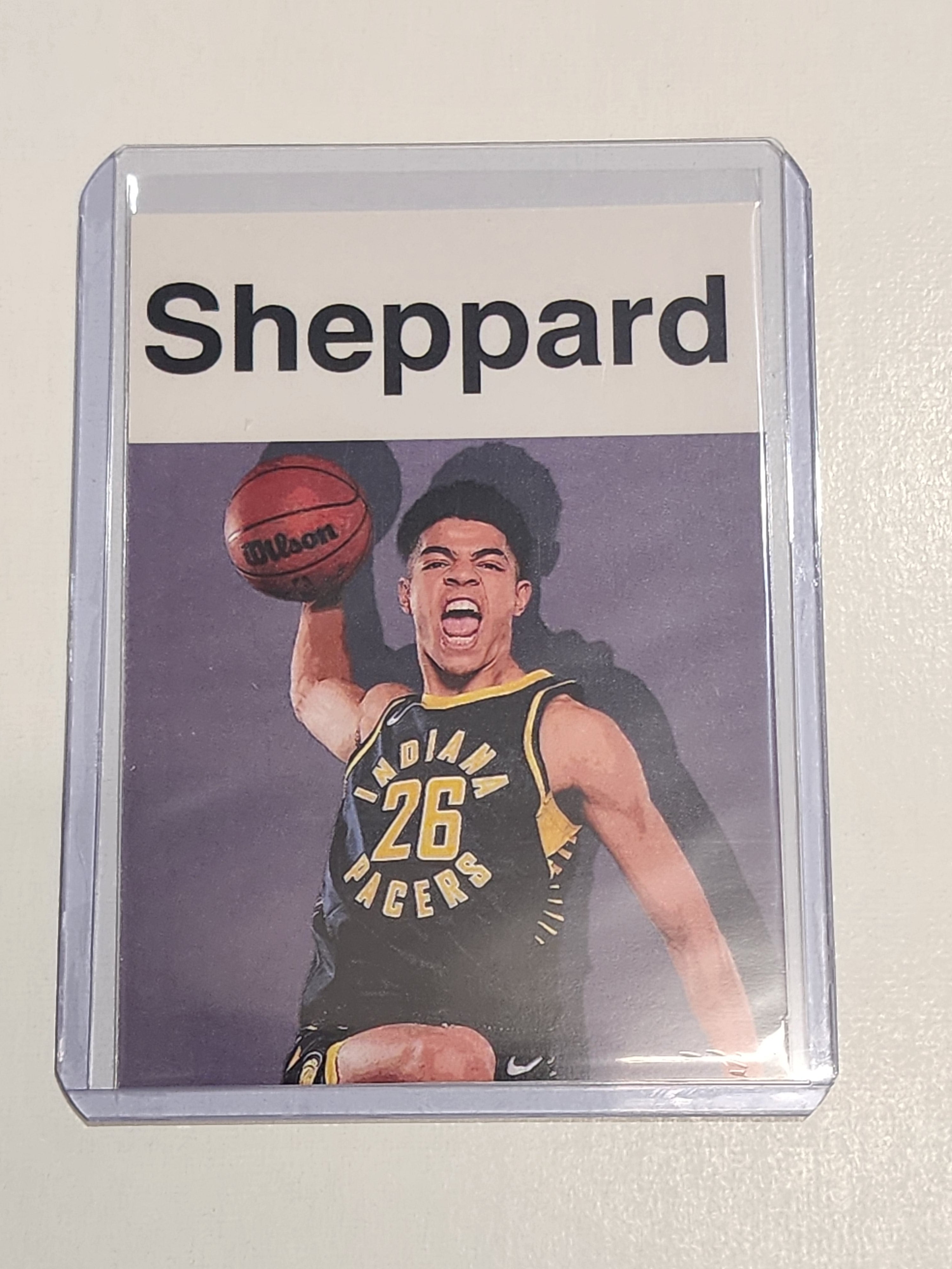 Ben Sheppard Artist Signed Basketball Art Card 1/10