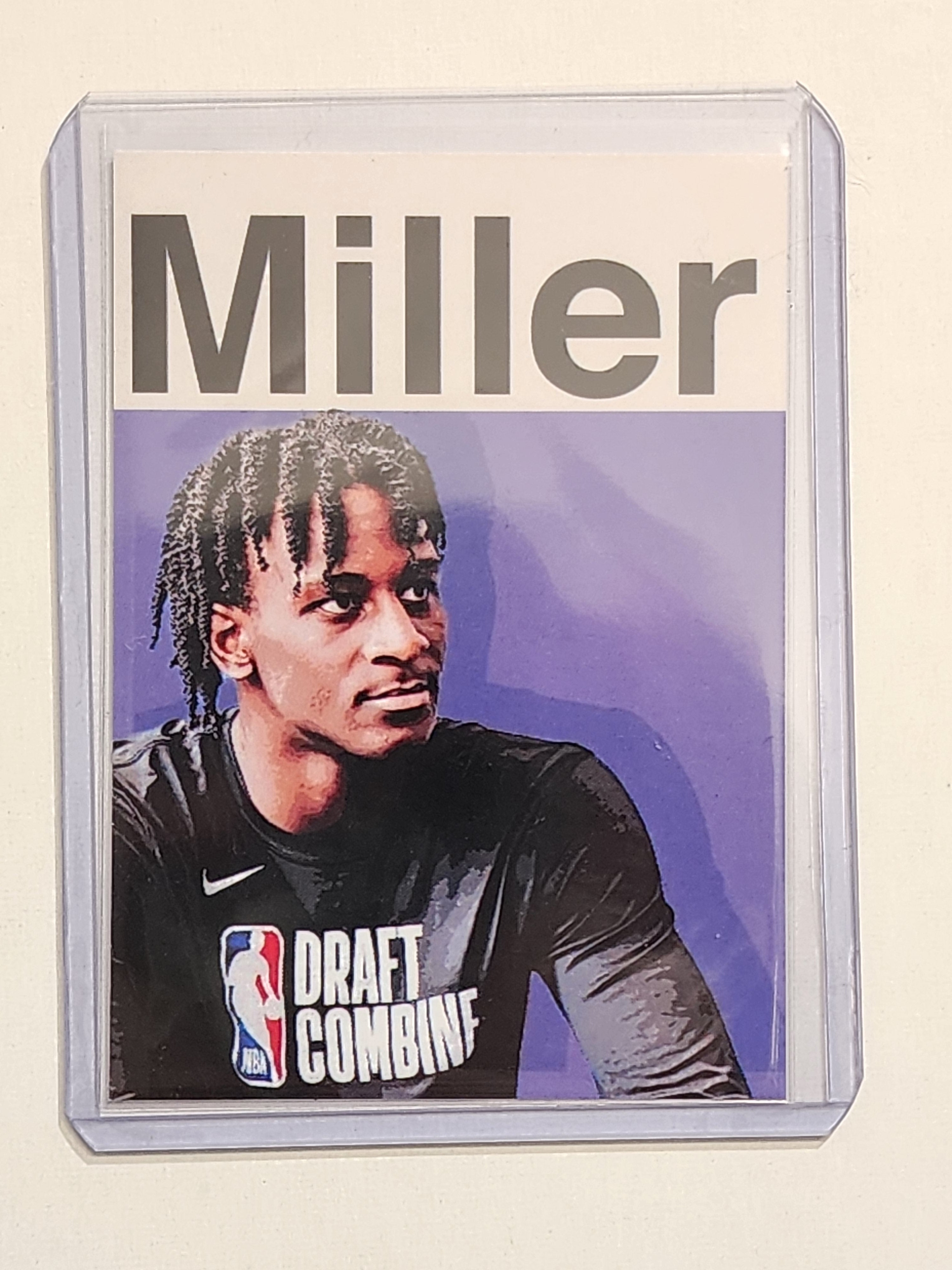 Leonard Miller Artist Signed Basketball Art Card 1/10