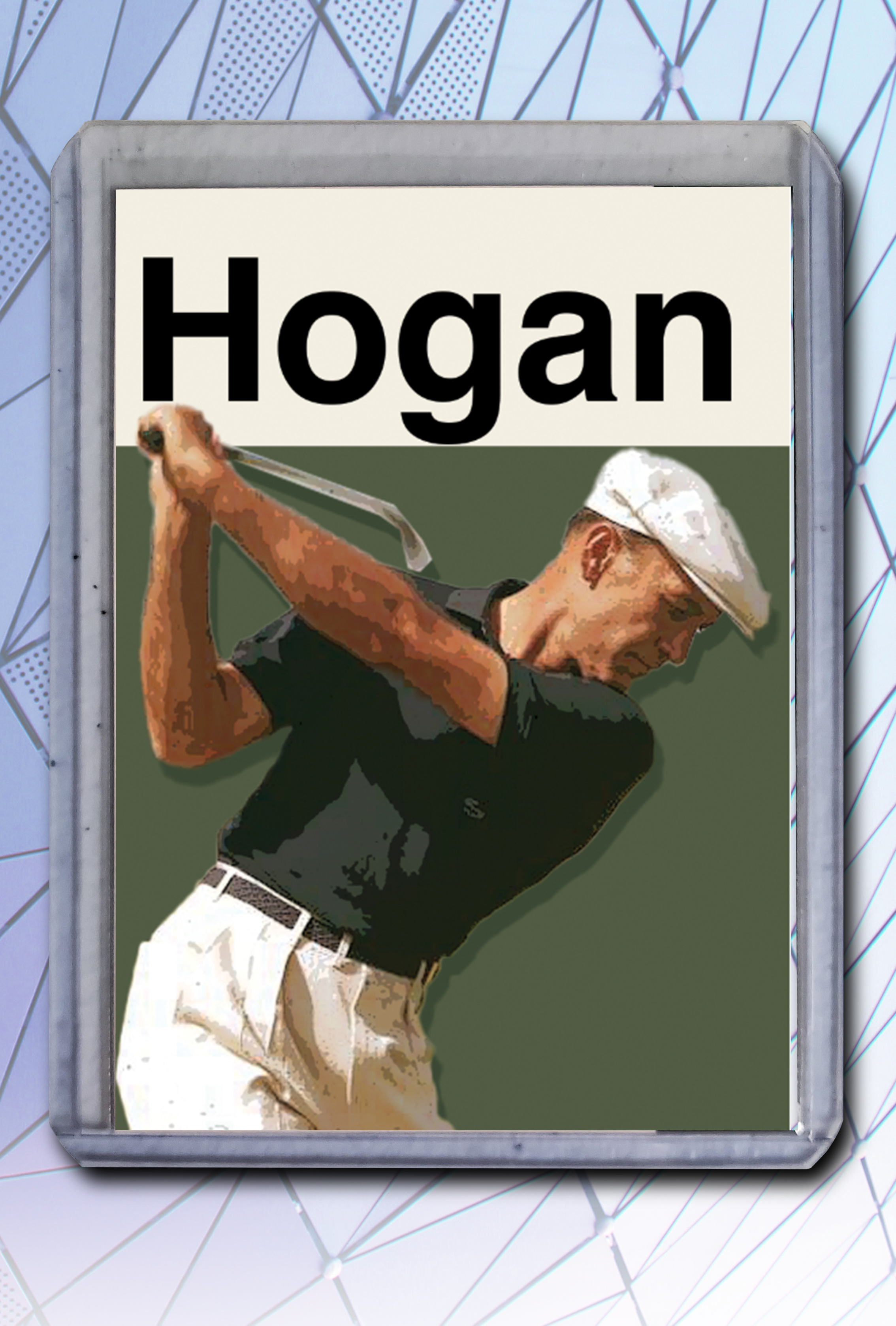 Ben Hogan Artist Signed Golf Art Card 3/10