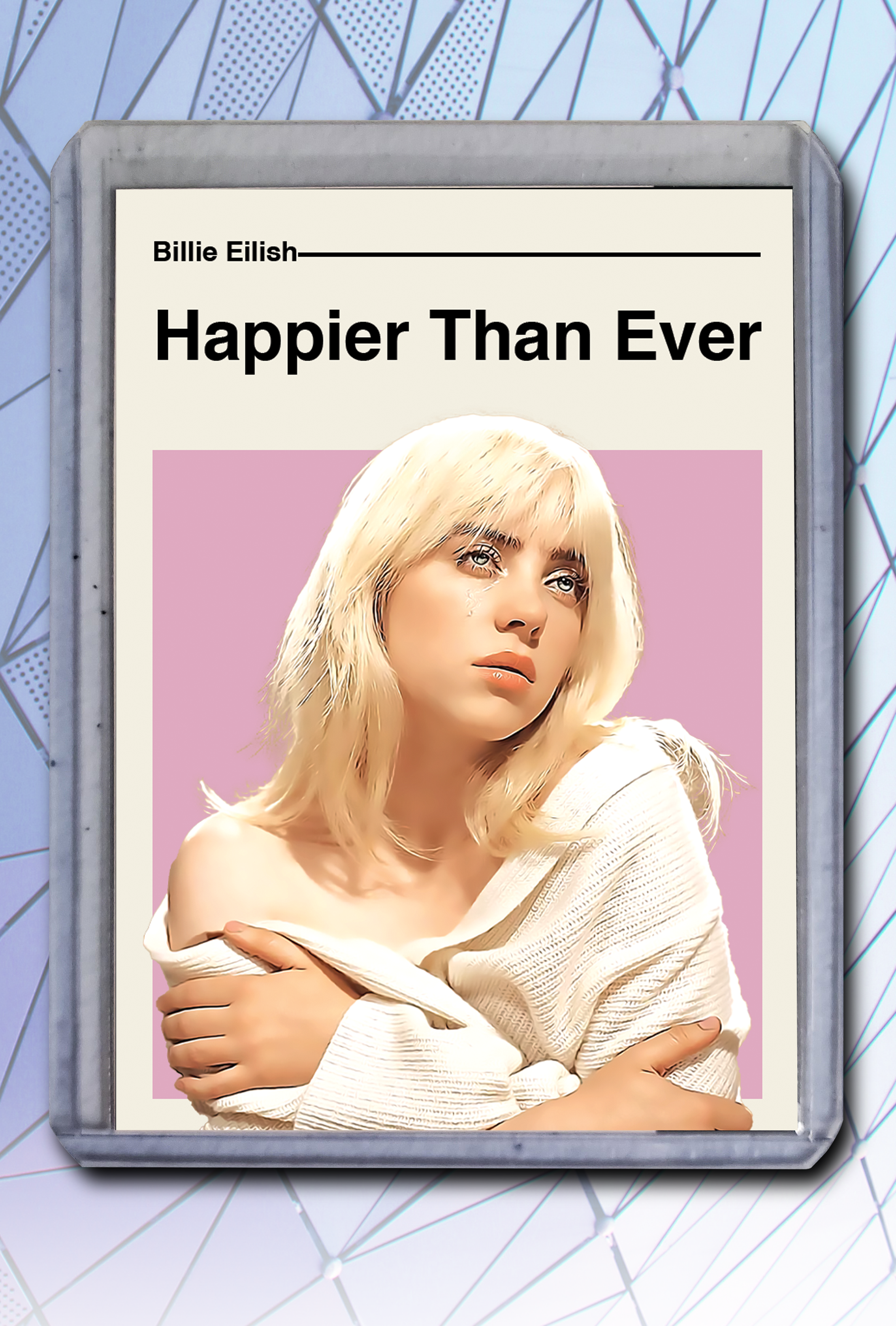 Billie Eilish - Happier Than Ever Artist Signed Music Art Card 1/10