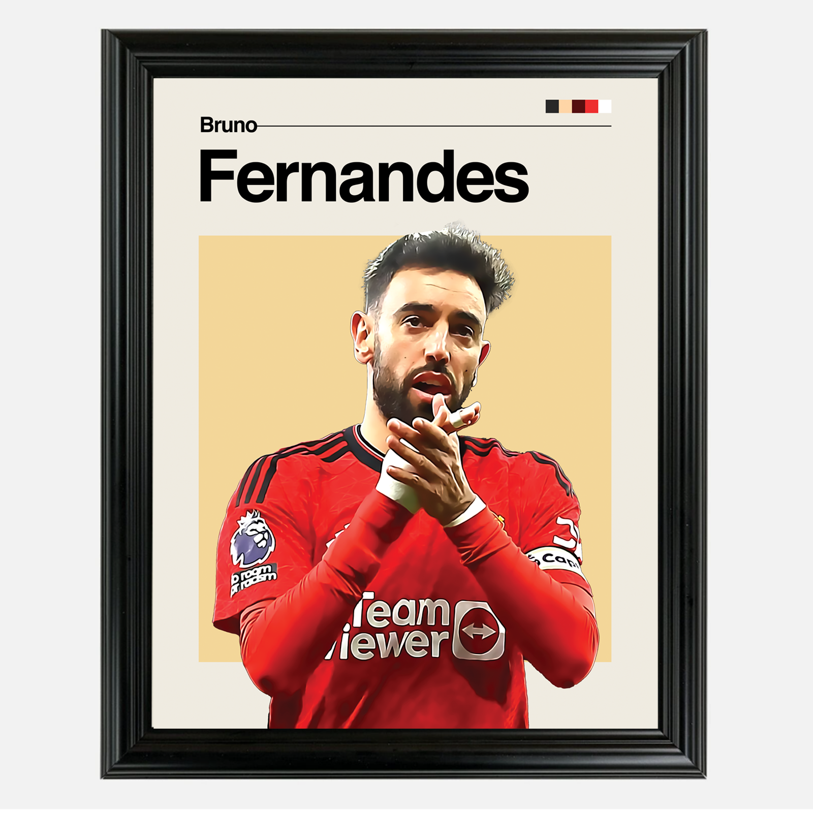 Bruno Fernandes Framed Sports Art Photo by Thomas Maxwell