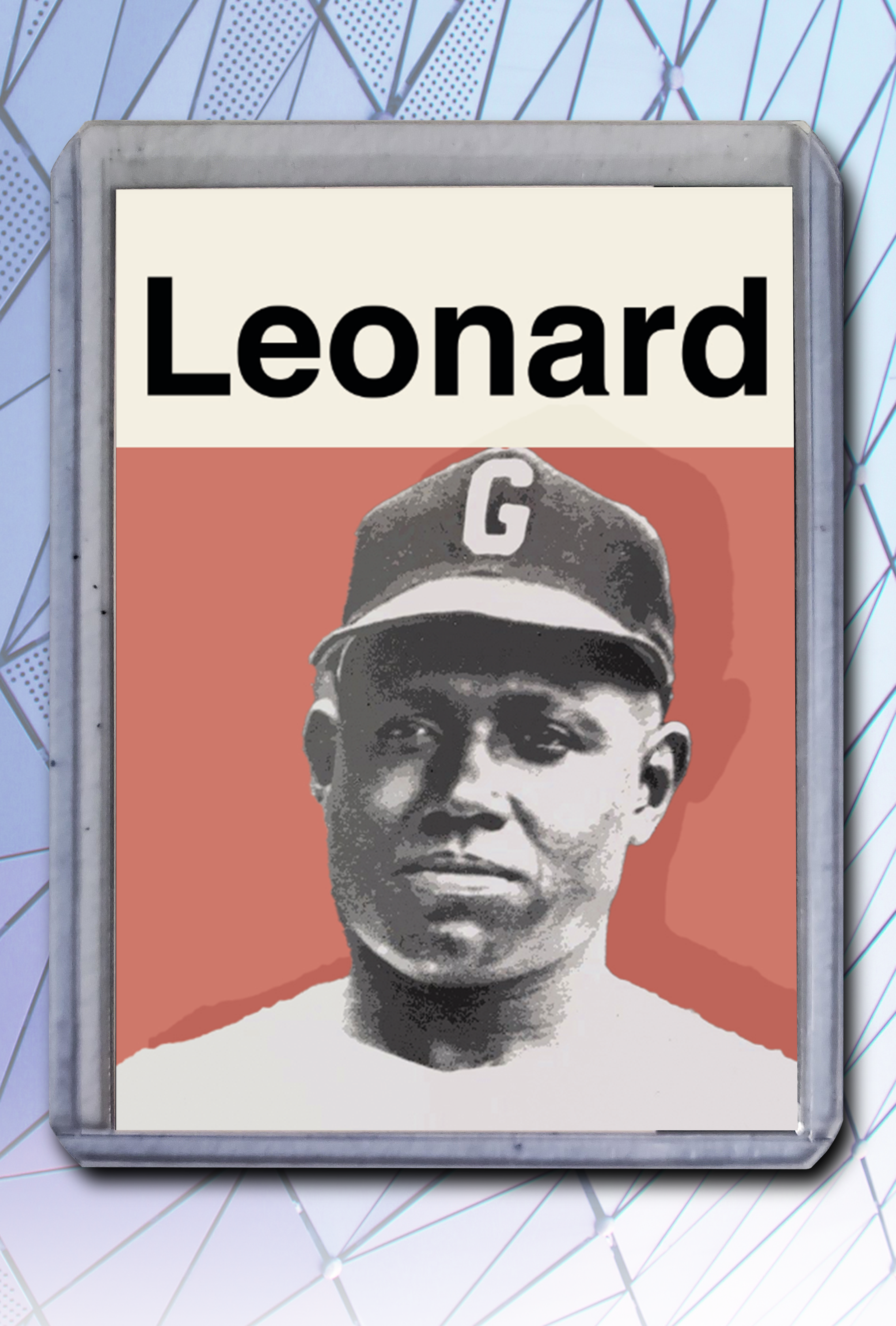 Buck Leonard Artist Signed Baseball Art Card 2/10