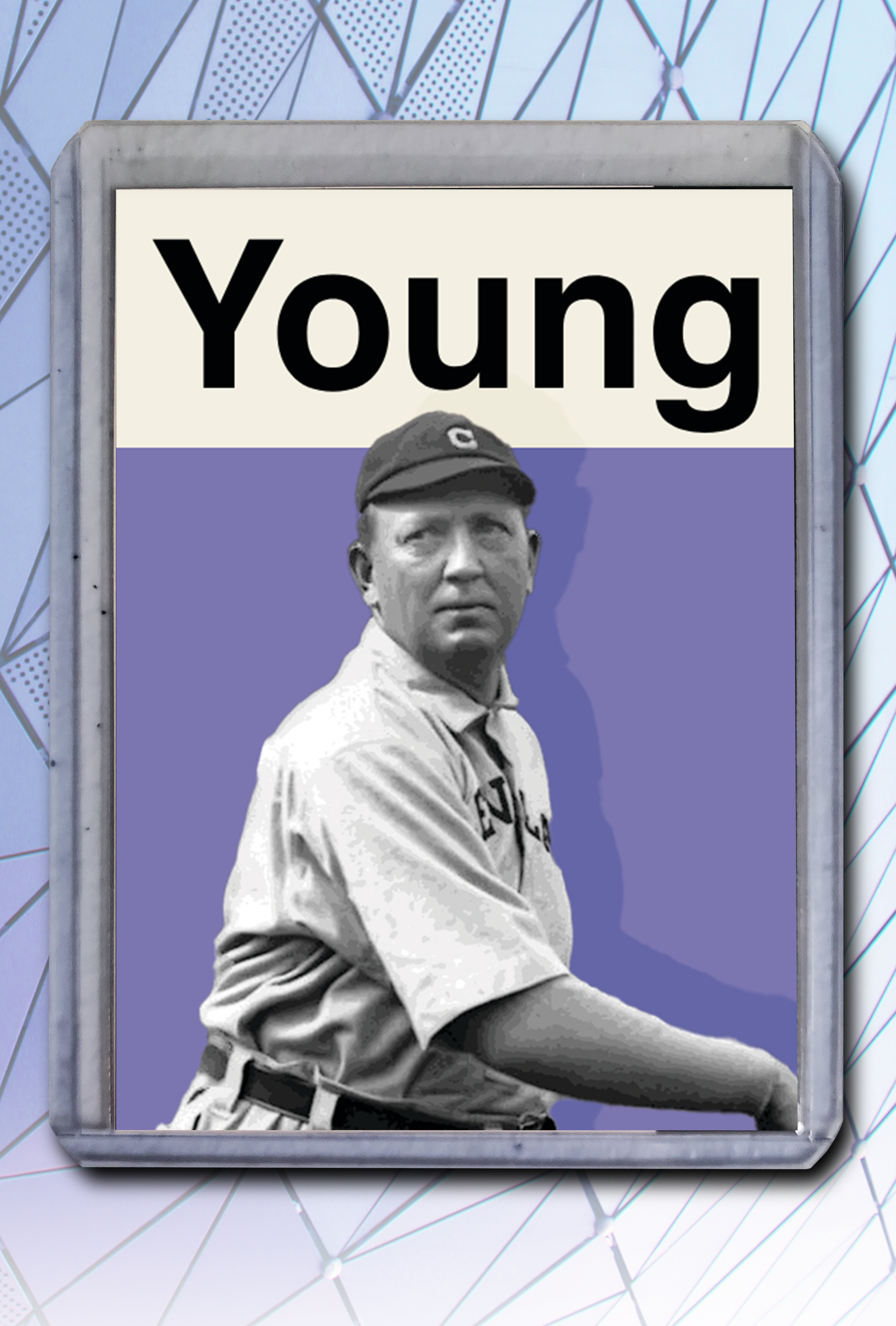 Cy Young Baseball Art Card - Artist Signed - 1/10