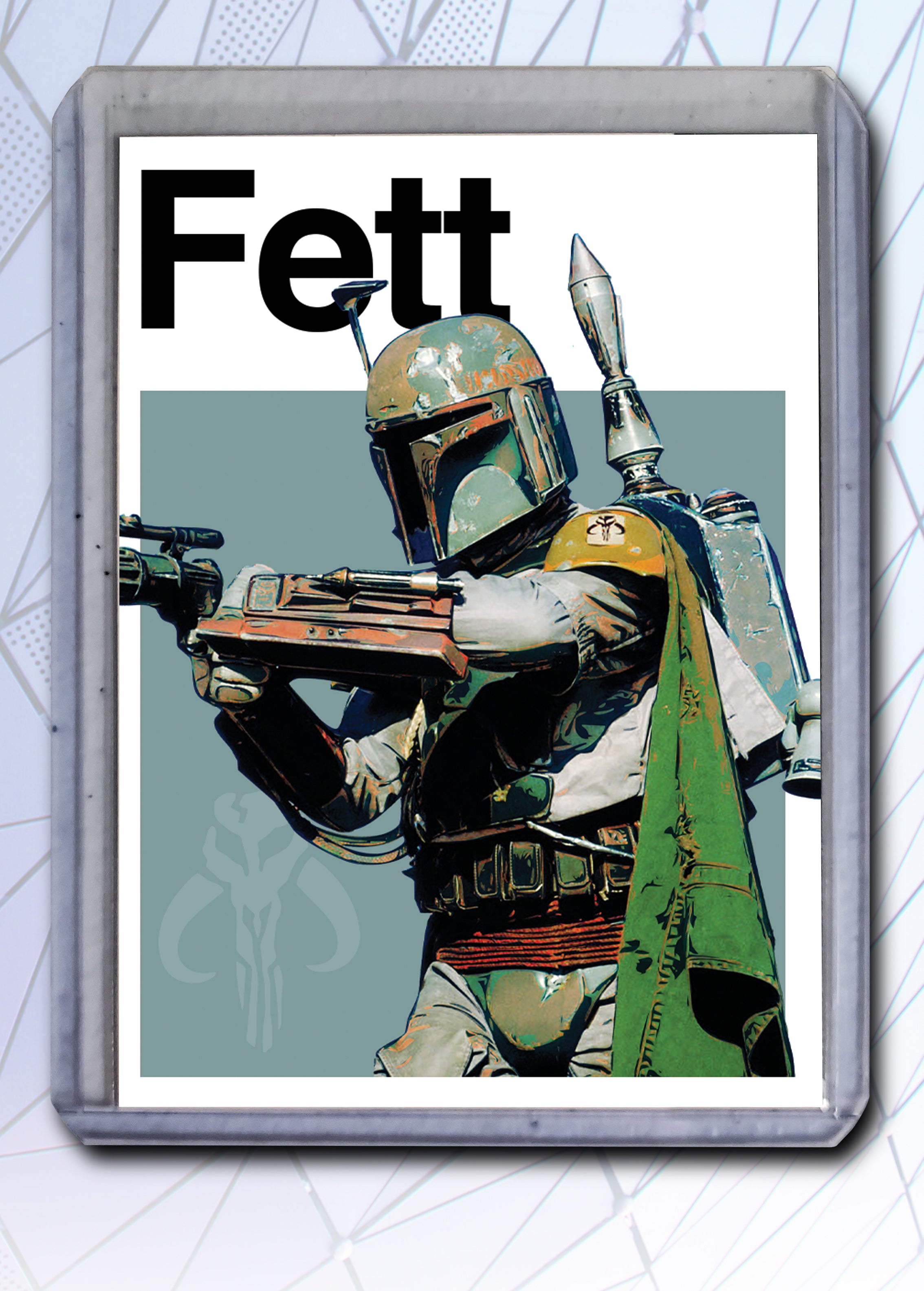 Boba Fett Artist Signed Star Wars Art Card 1/10