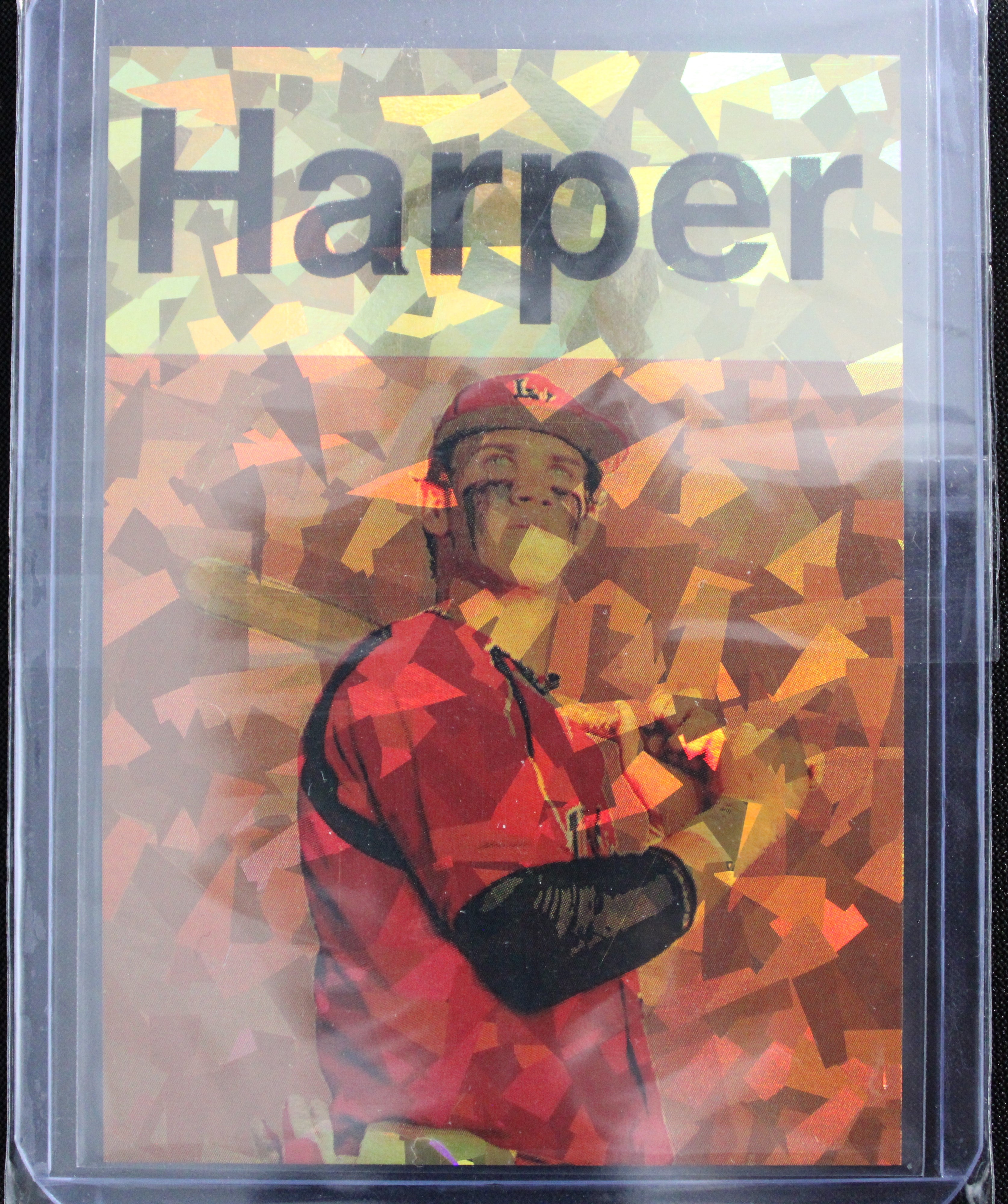 Bryce Harper Artist Signed Philadelphia Phillies Refractor Art Card 1/3