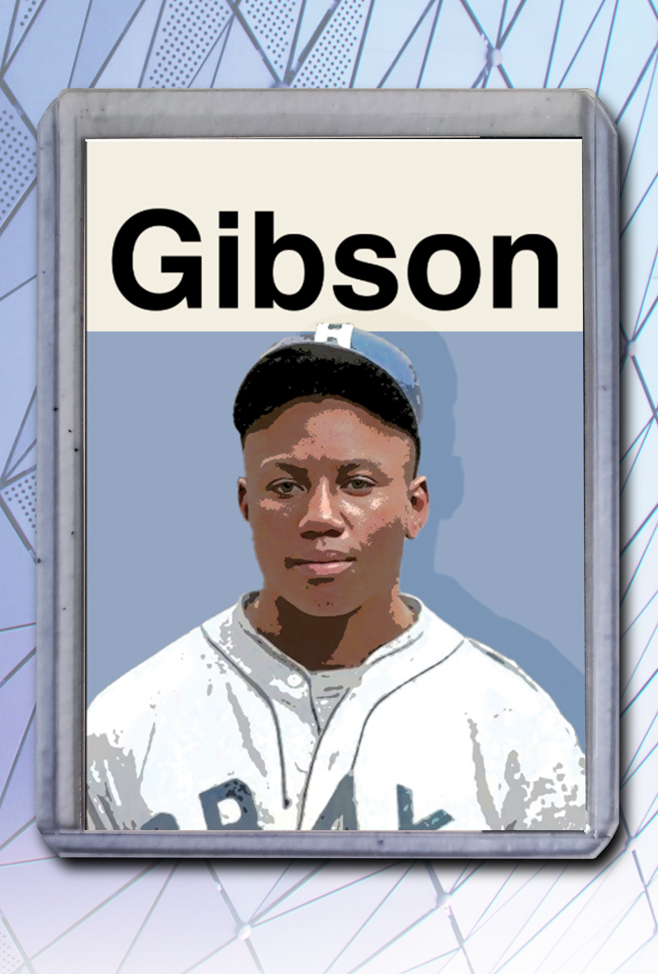 Josh Gibson Baseball Art Card - Artist Signed - 3/10