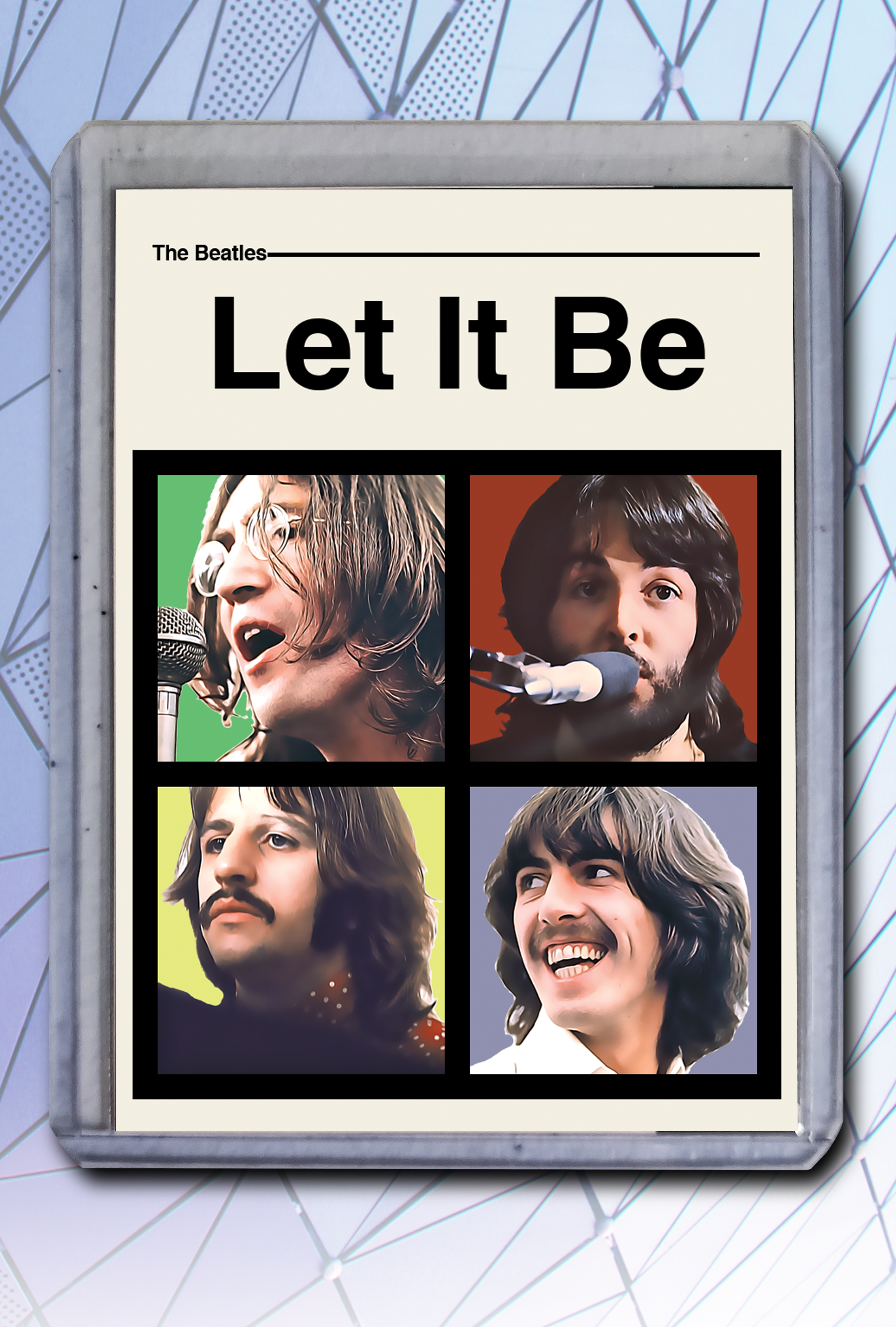 The Beatles - Let It Be Artist Signed Music Art Card 1/10