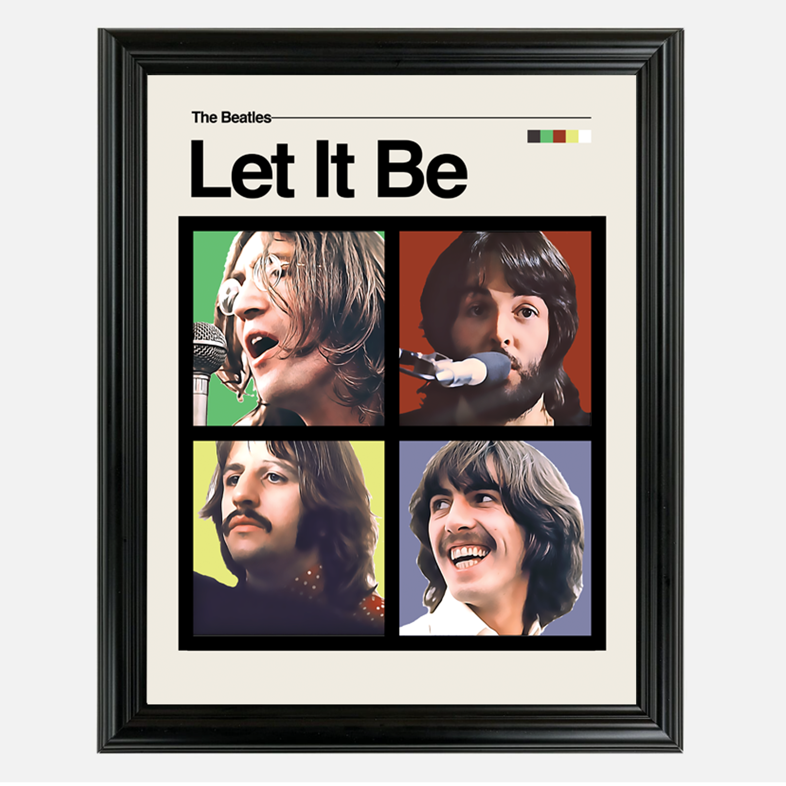 The Beatles - Let It Be Framed Sports Art Photo by Thomas Maxwell