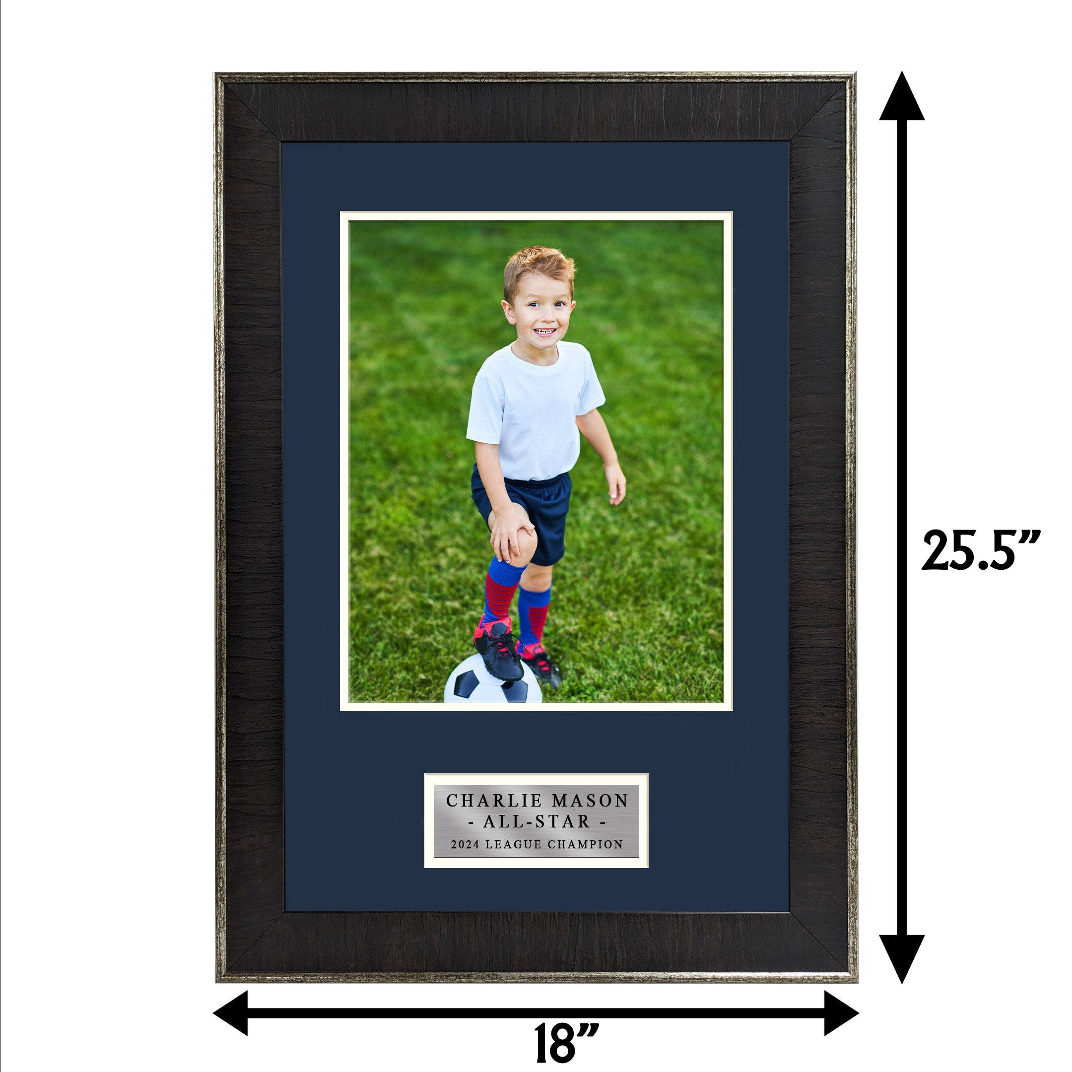 Sport & Awards Custom Framed Photo with Engraved Plate