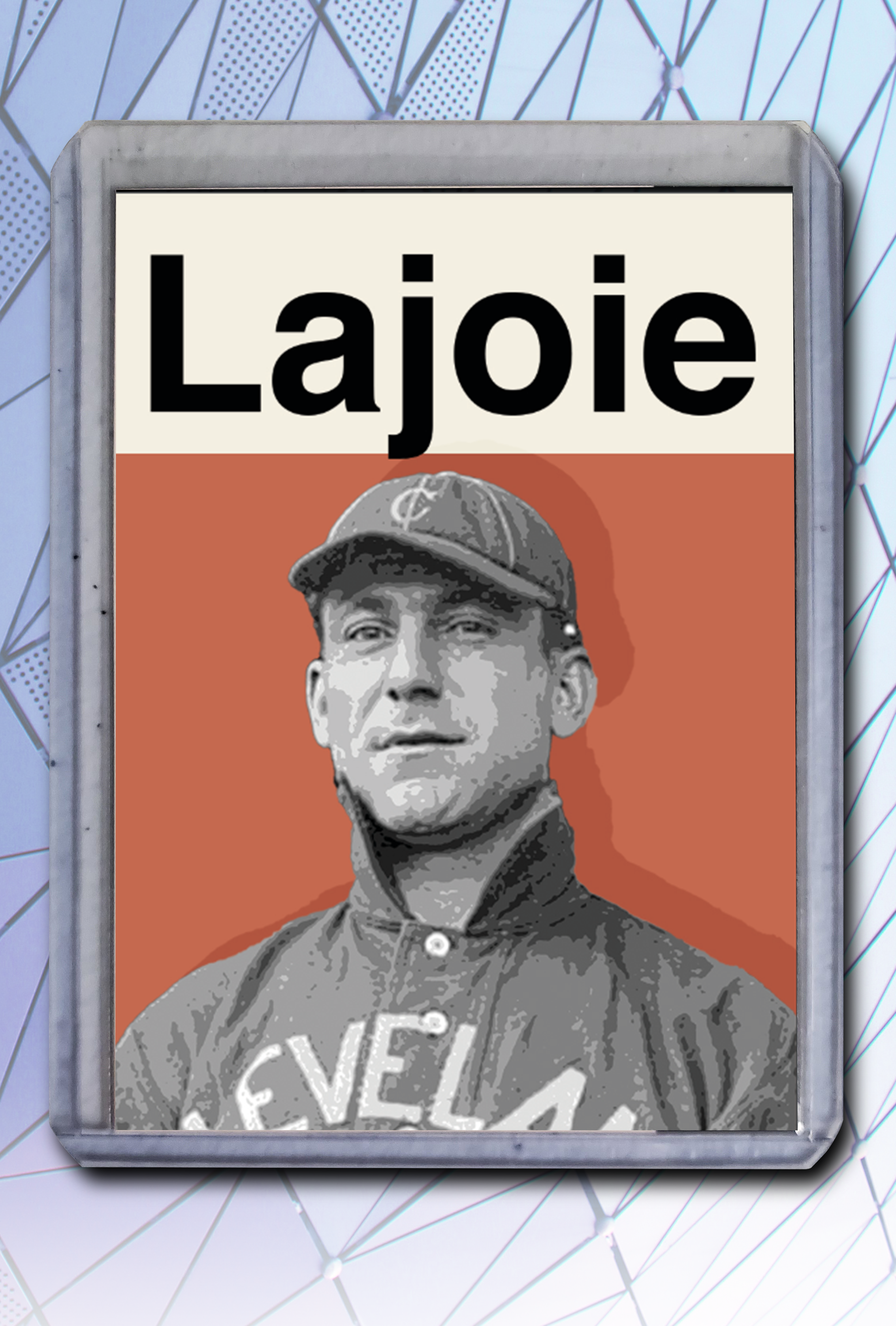 Nap Lajoie Artist Signed Baseball Art Card 3/10