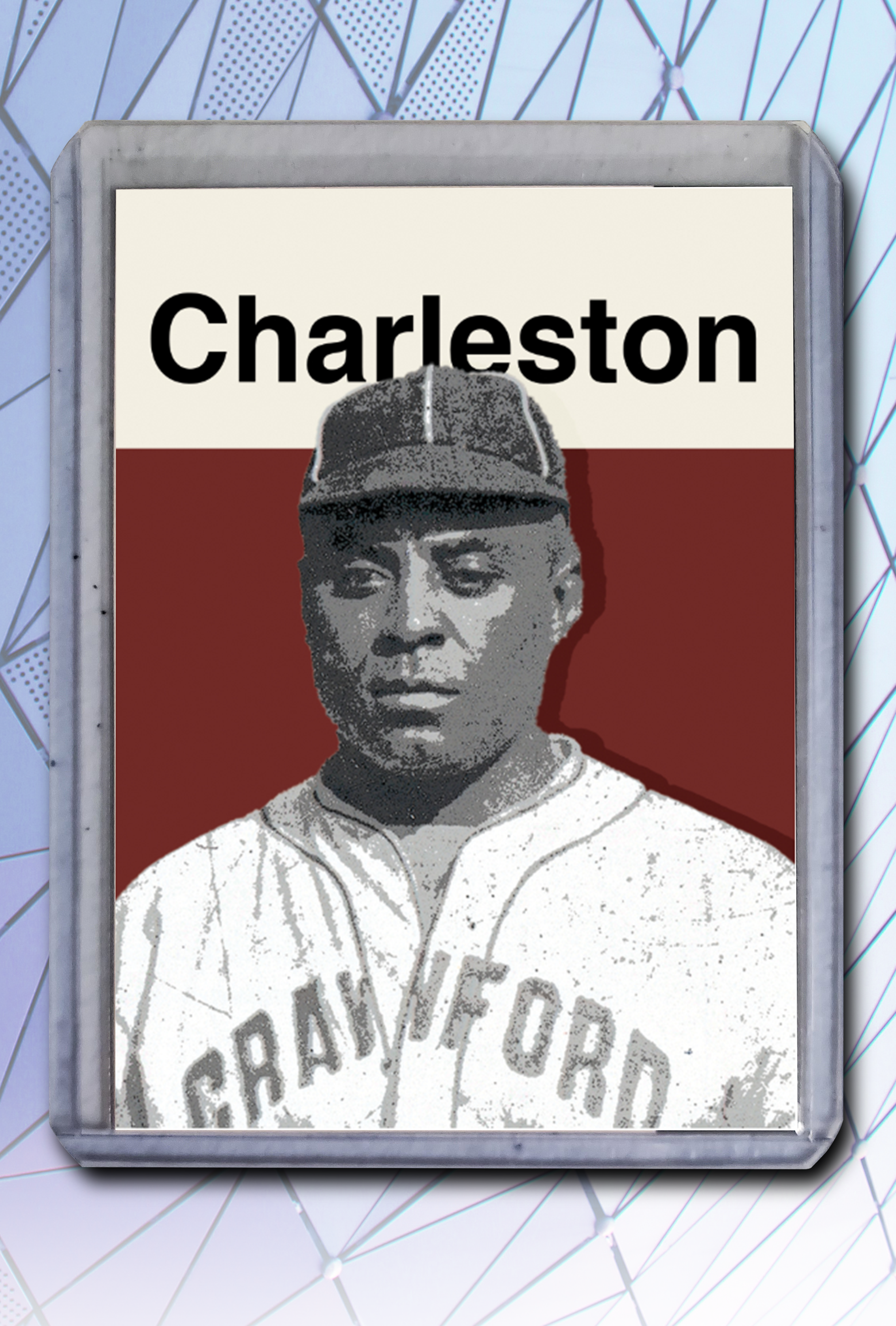 Oscar Charleston Signed Baseball Art Card 4/10