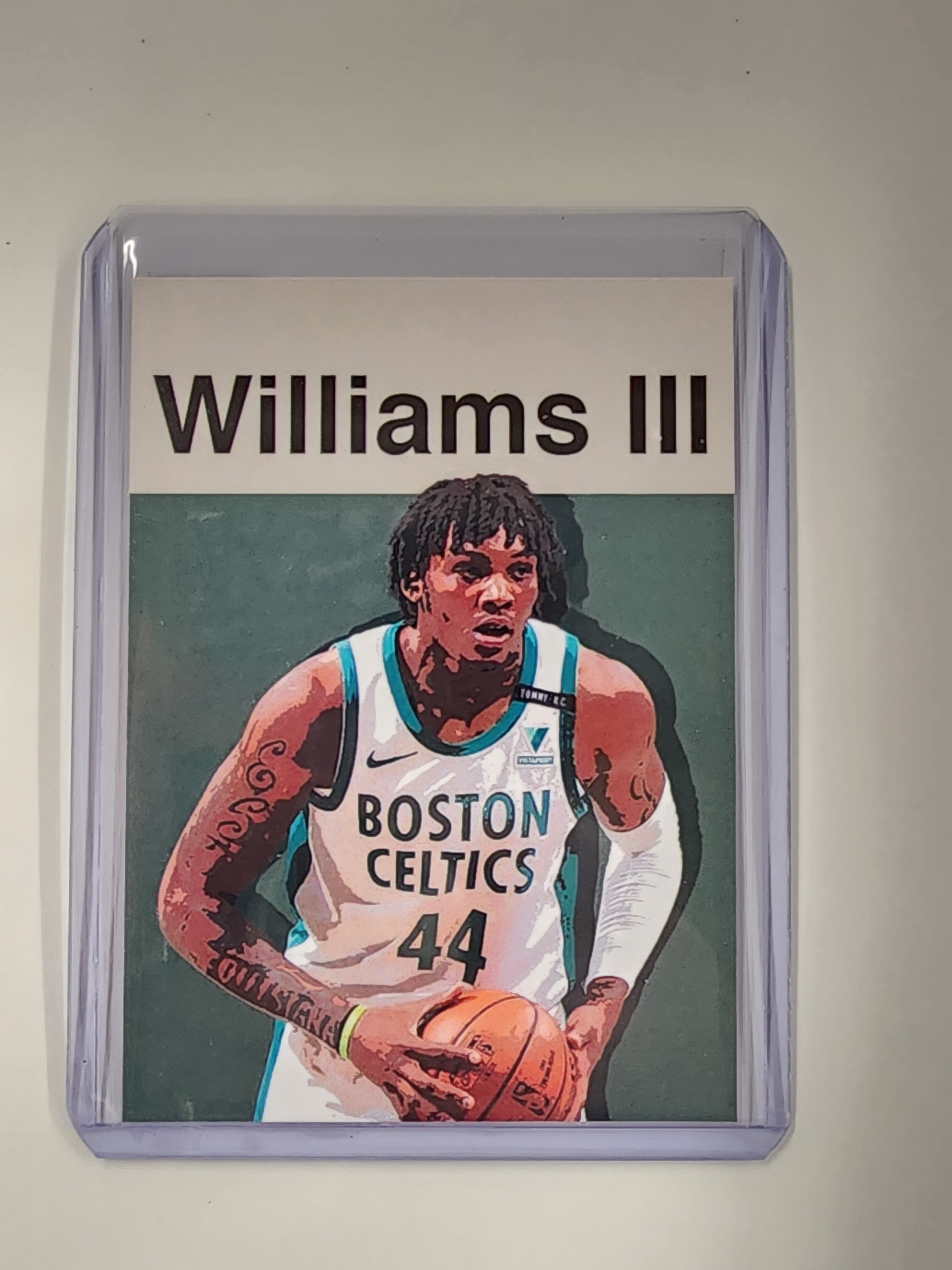 Robert Williams III Artist Signed Basketball Art Card 1/10