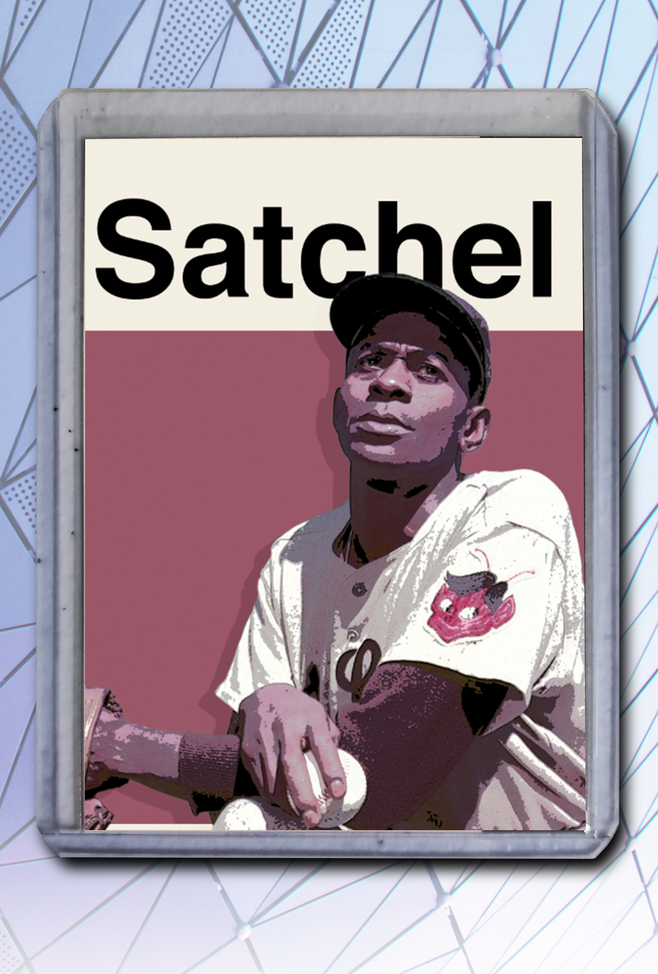 Satchel Paige Baseball Art Card - Artist Signed - 1/10